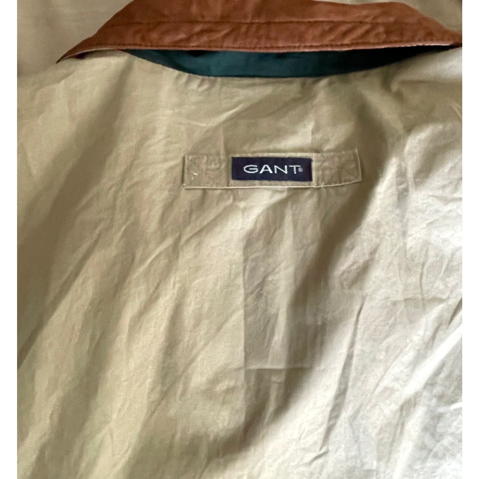 Gant VINTAGE GANT Lined Leather Collar Bomber Jacket Dad Grandpa Winter Plaid 2XL Beige Dry Clean Only Mens Regular XXL Size US XXL / EU 58 / 5 - 6 Thumbnail