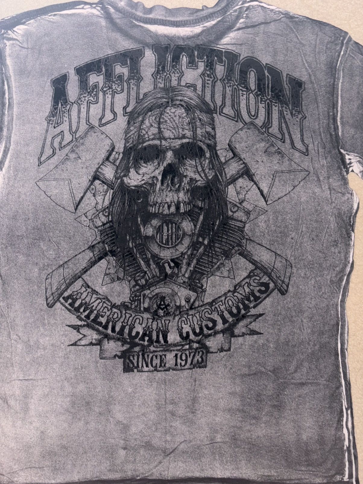 Affliction Y2K Affliction Skull T-Shirt Mens Size L Motorcycles Size US L / EU 52-54 / 3 - 4 Thumbnail