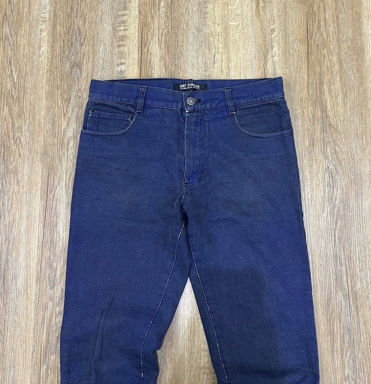 Designer × Japanese Brand × Raf Simons VINTAGE RAF SIMONS AUTUMN WINTER 2005-2006 DESIGNER DENIM Size US 30 / EU 46 - 8 Thumbnail