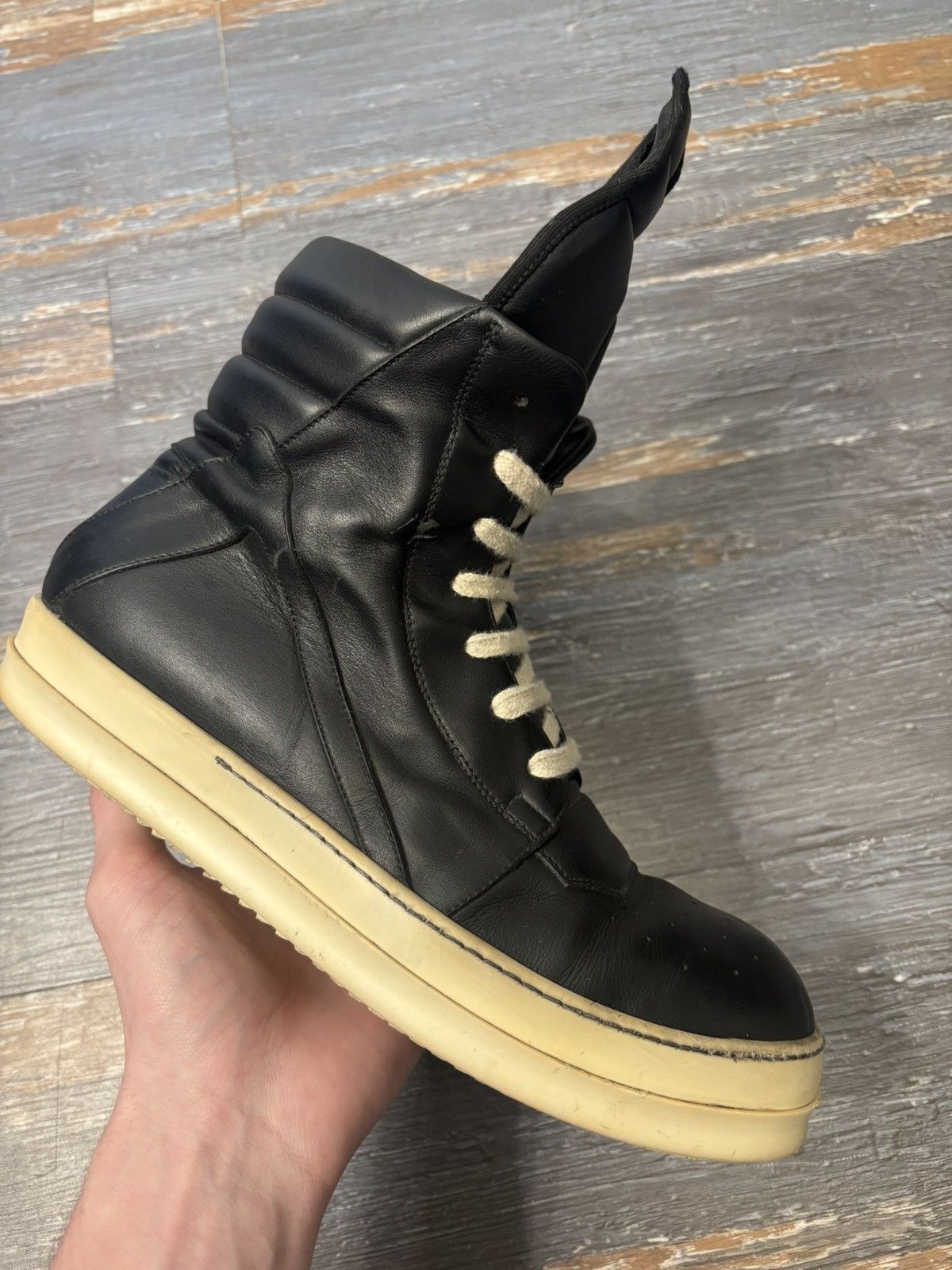 Rick Owens SS13 Rick Owens Geobaskets | Grailed