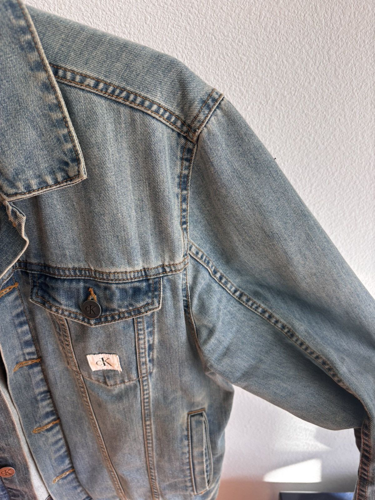 Calvin Klein Calvin Klein Denim Jacket Size US L / EU 52-54 / 3 - 4 Thumbnail
