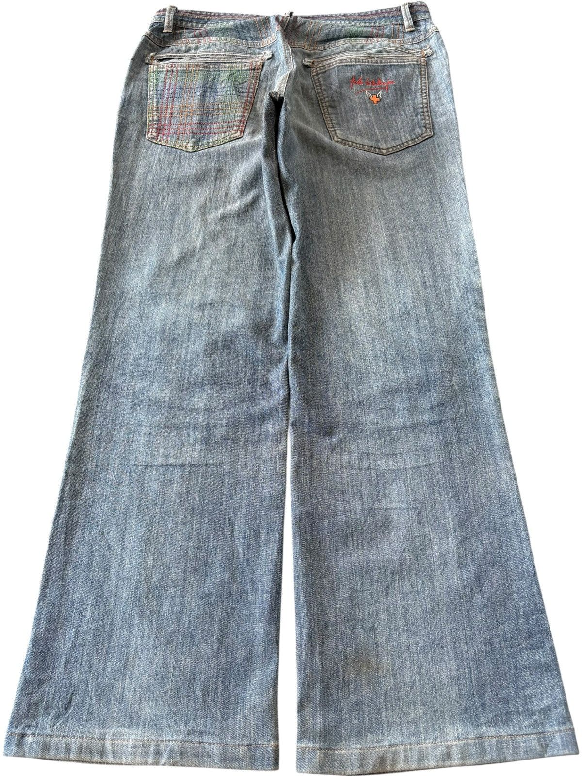Jean Charles De Castelbajac Vintage Castelbajac Mud Wash Distressed Baggy Jeans Size US 33 - 2 Thumbnail
