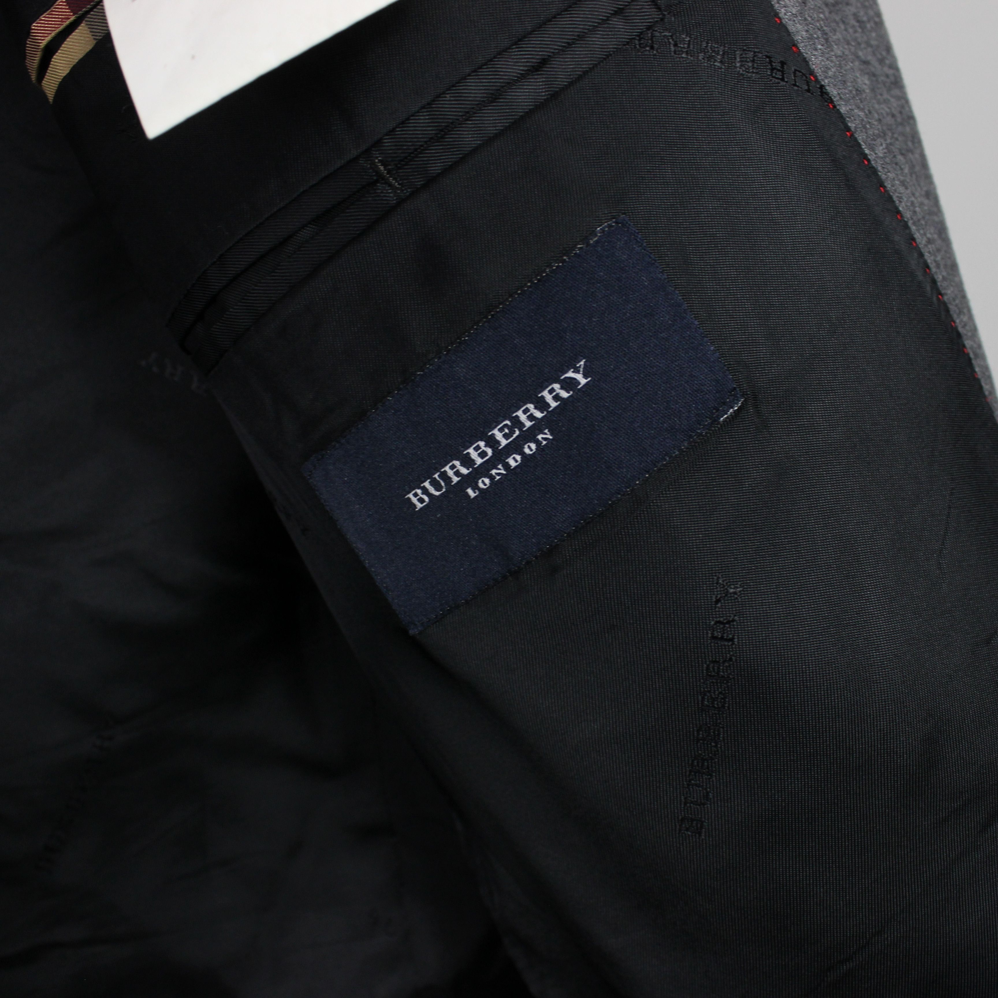 Burberry Burberry blazer wool 52 42R 3 buttons gray XL Size 42R - 5 Thumbnail