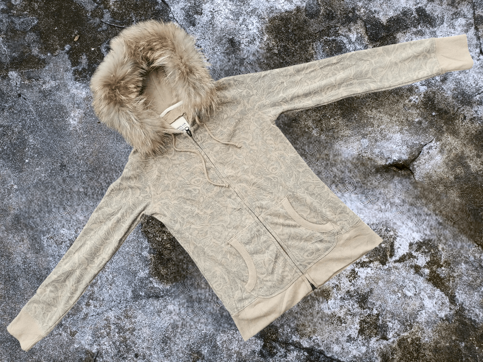 If Six Was Nine × Japanese Brand × Le Grande Bleu (L.G.B.) Crazy fur Hoodie Honolua Surf.co All Over Flower Print Size US M / EU 48-50 / 2 - 7 Thumbnail