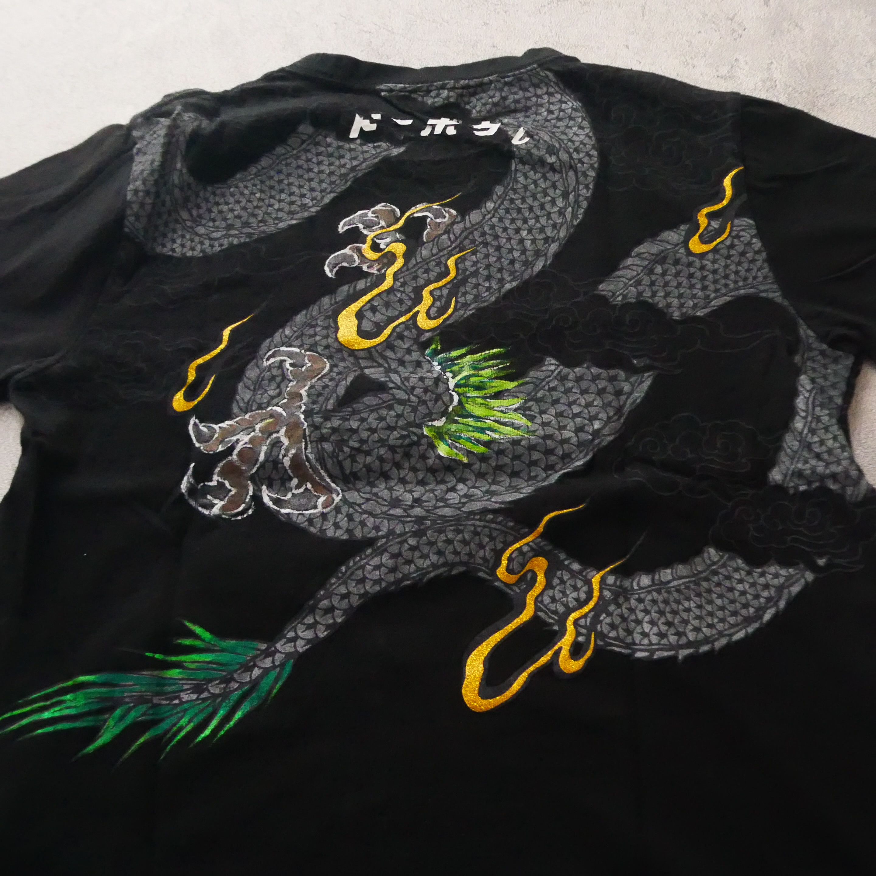 Japanese Brand Vintage Bullet Noise Sukajan Dragon Graphic Print Japanese Size US S / EU 44-46 / 1 - 8 Thumbnail