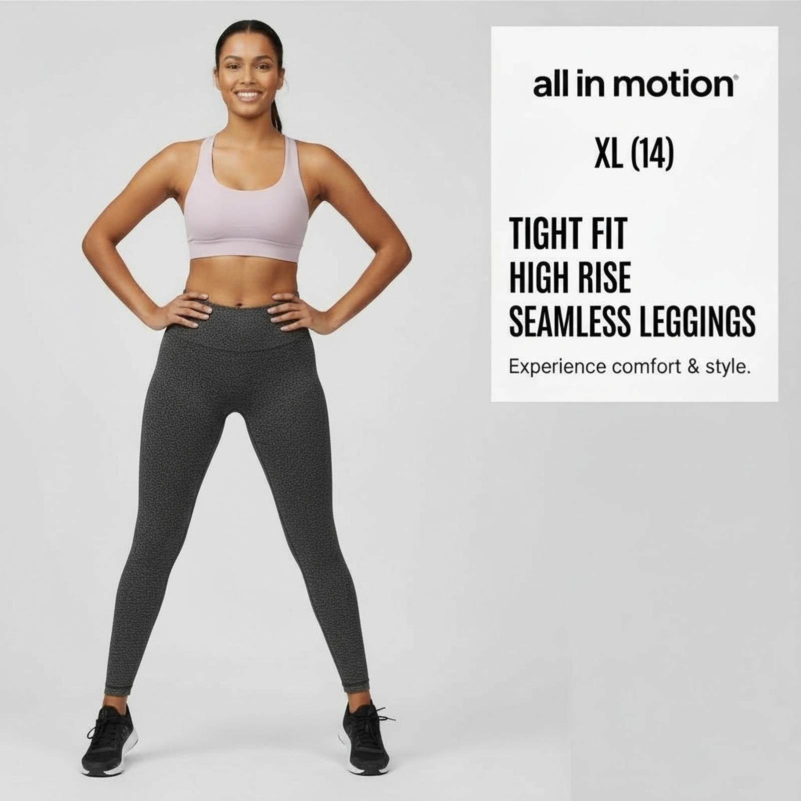 Other All in Motion XL (14) High Rise Seamless Leggings Size 40" / US 18 - 1 Thumbnail