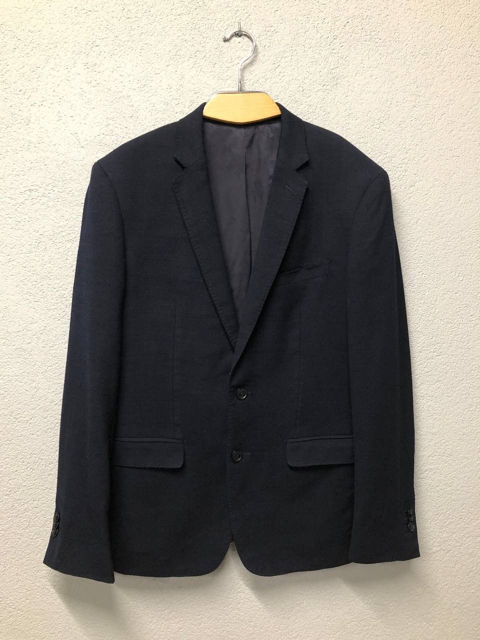 Boggi Boggi Milano mens wool blue blazer jacket 48 / Medium Size 48S - 1 Thumbnail