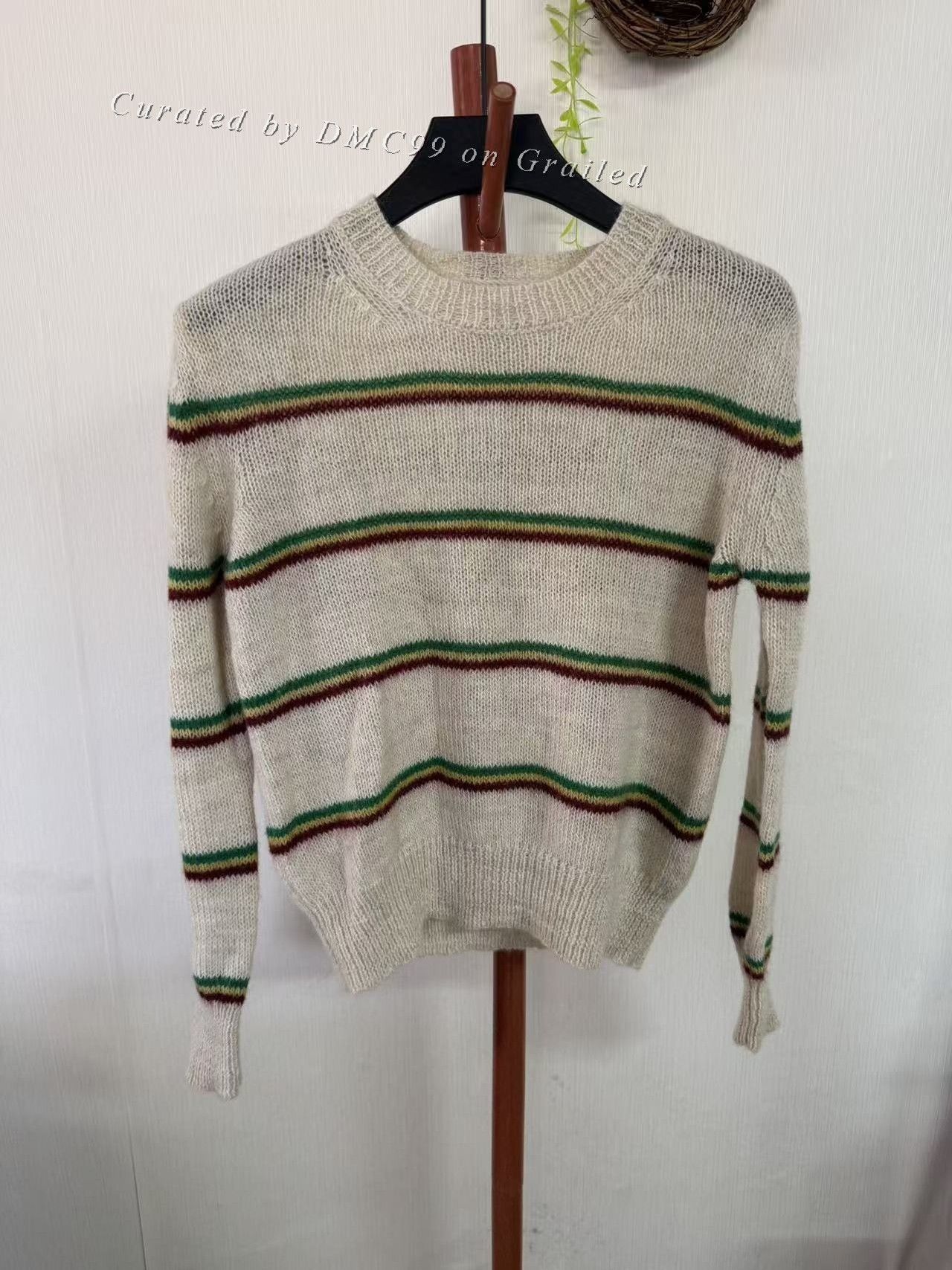 Isabel Marant Etoile Striped Knit Sweater in Beige, Women's (Size Xs)