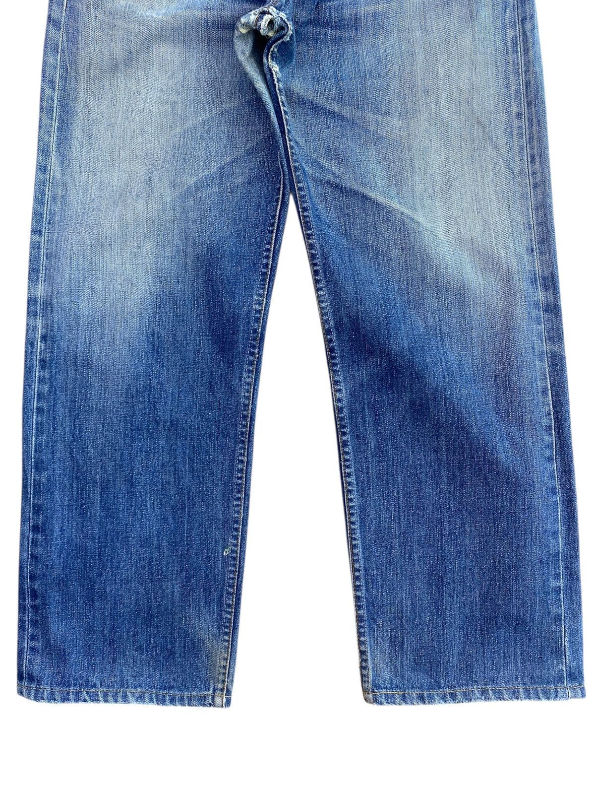 Levi's Levi’s Whiskers Faded Blue Wash Style Loose Jeans Size US 34 / EU 50 - 9 Thumbnail