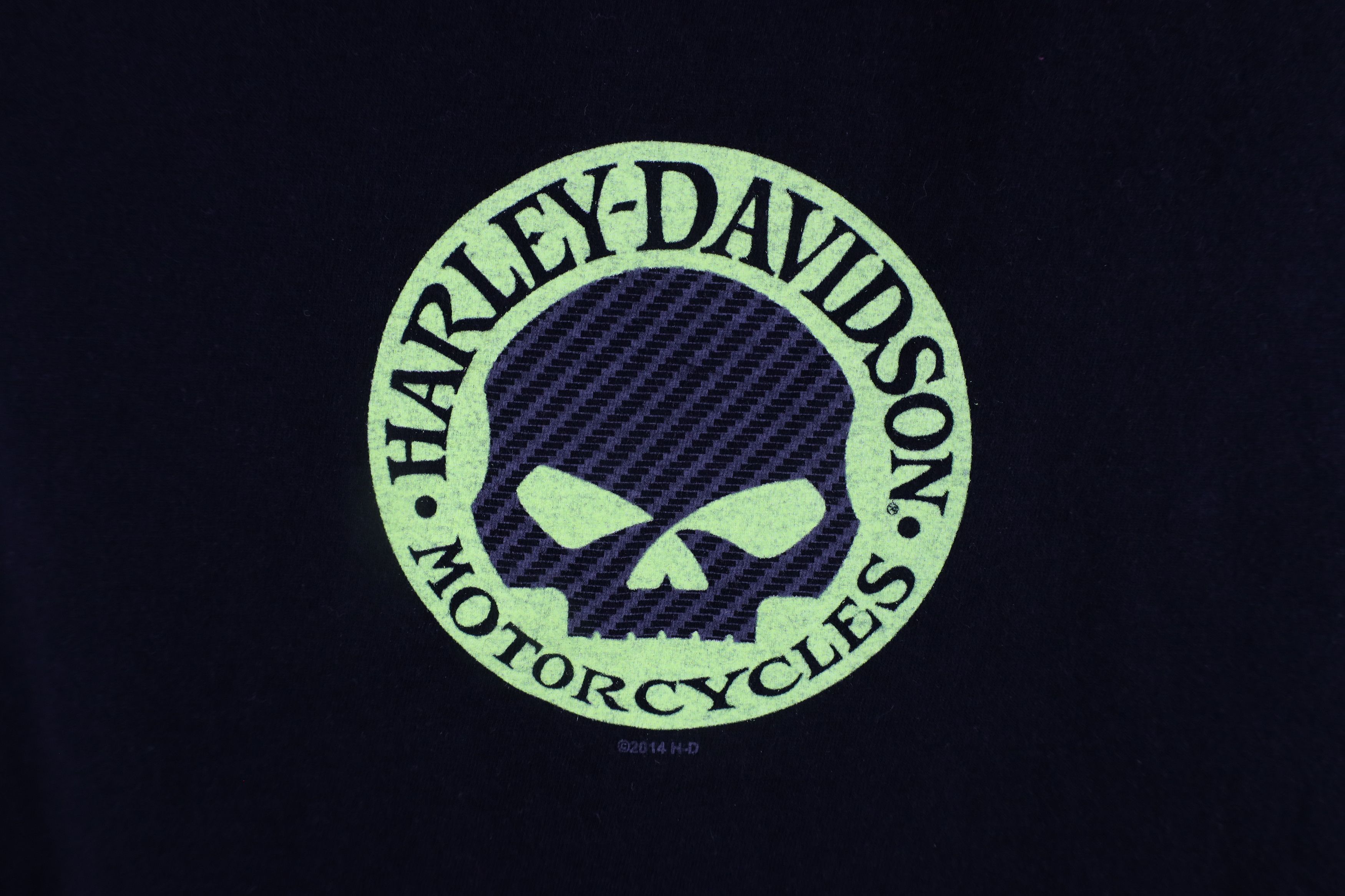 Harley Davidson × Vintage Vintage Y2K Harley Davidson Spell Out Skull Muscle T-Shirt Size US L / EU 52-54 / 3 - 4 Thumbnail