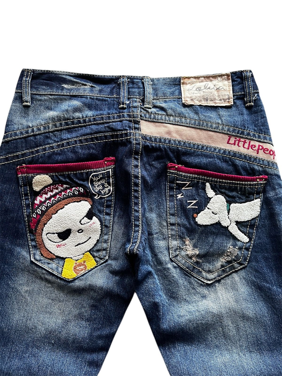 Japanese Brand Yoshitomo nara Lolita jenas Size US 31 - 5 Thumbnail