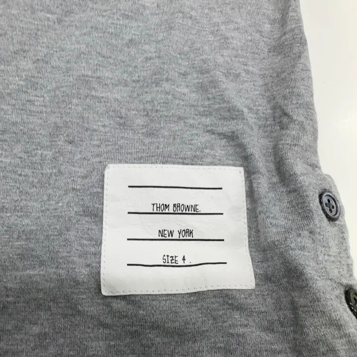 Thom Browne Thom Browne Gray Short Sleeve T-Shirt -2507 Size US S / EU 44-46 / 1 - 3 Thumbnail