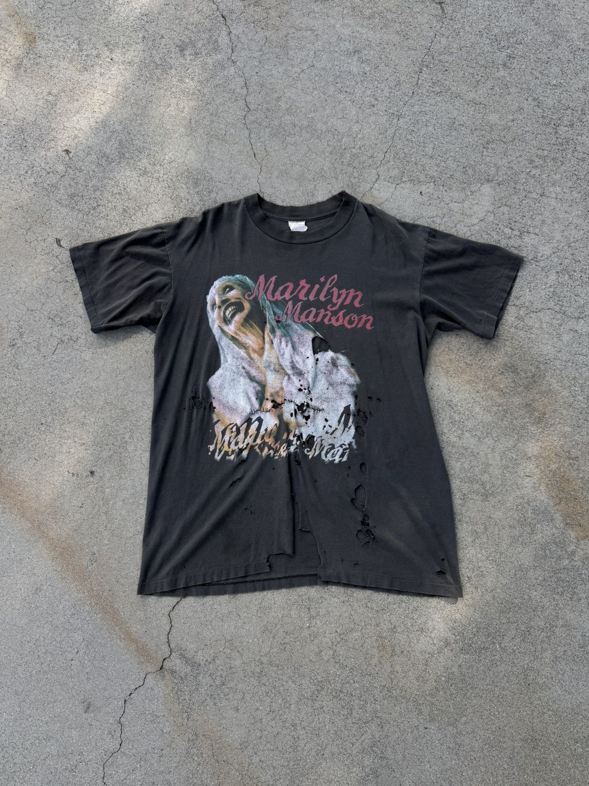 Other Vintage Marilyn Manson Tee Size US XL / EU 56 / 4 - 1 Thumbnail