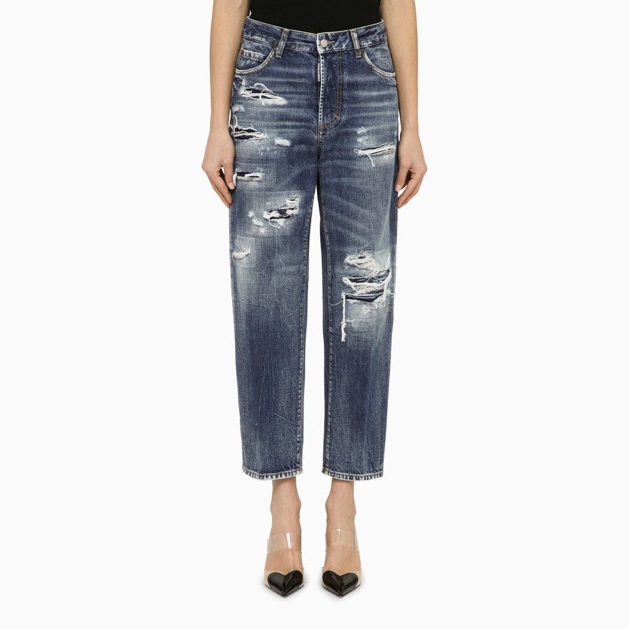 Dsquared2 o1d2blof0824 Denim Jeans in Blue Size 26" / US 2 / IT 38 - 1 Thumbnail