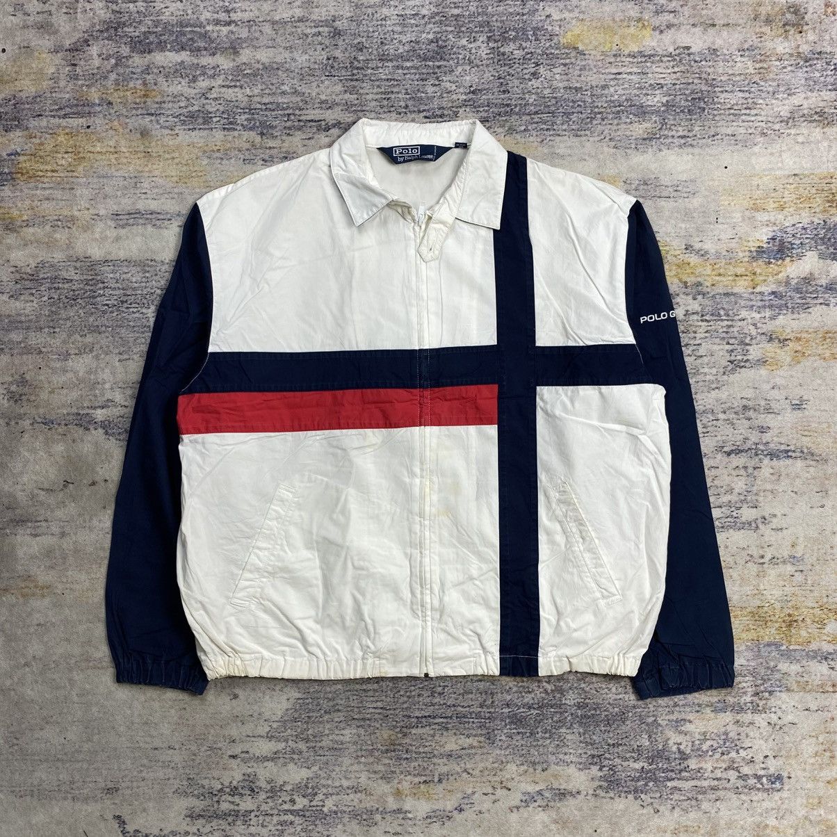 Polo Ralph Lauren × Vintage Vintage 90s polo ralph lauren golf work jacket Size US L / EU 52-54 / 3 - 1 Thumbnail