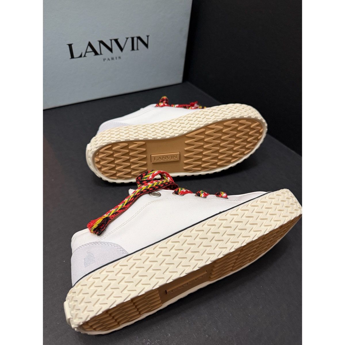Lanvin LANVIN CURBIES LOW WHITES SNEAKERS Size US 8 / EU 41 - 16 Thumbnail