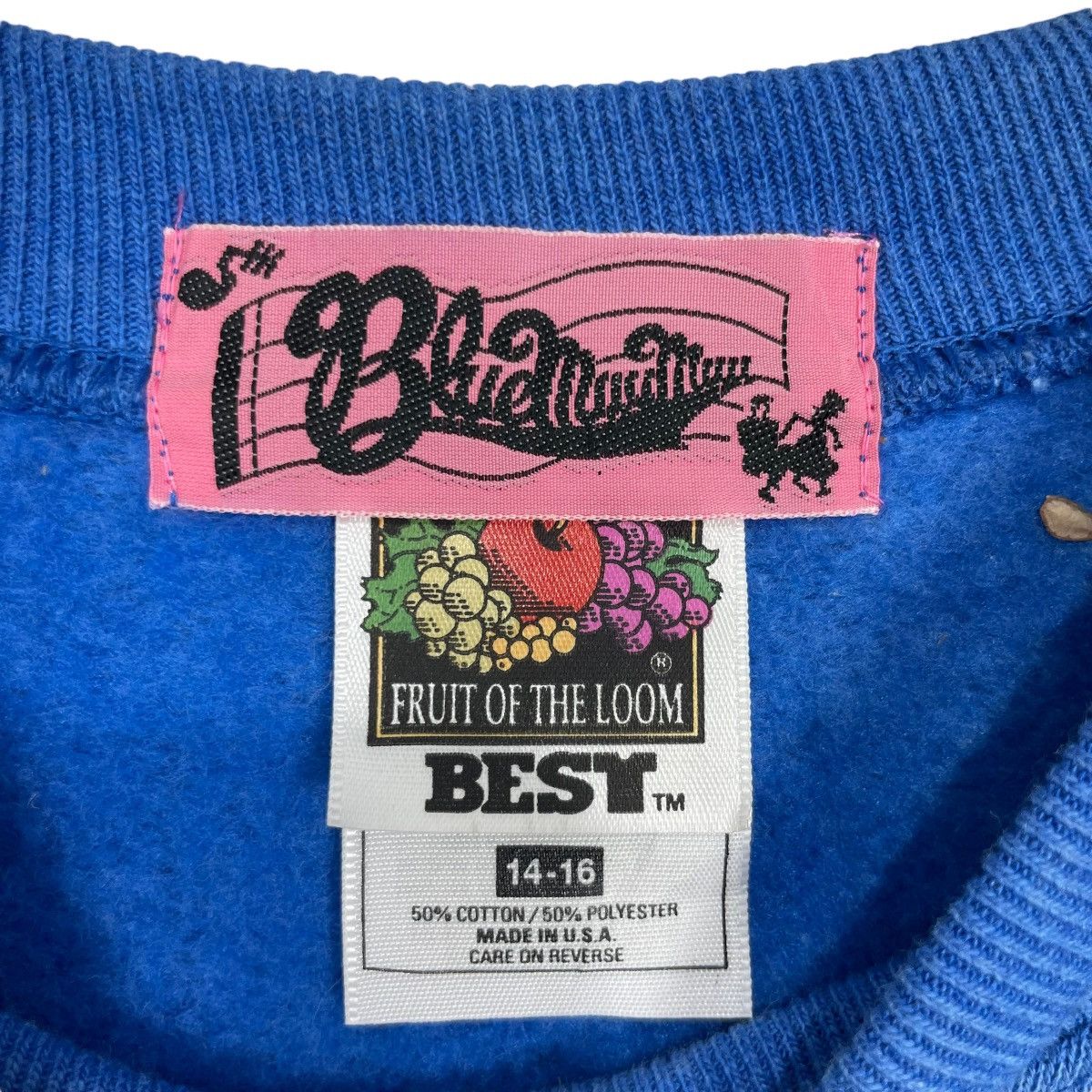 Vintage Vintage 80s Blue Miu Taxi Driver Parody Sweatshirt Crewneck Size US S / EU 44-46 / 1 - 7 Thumbnail