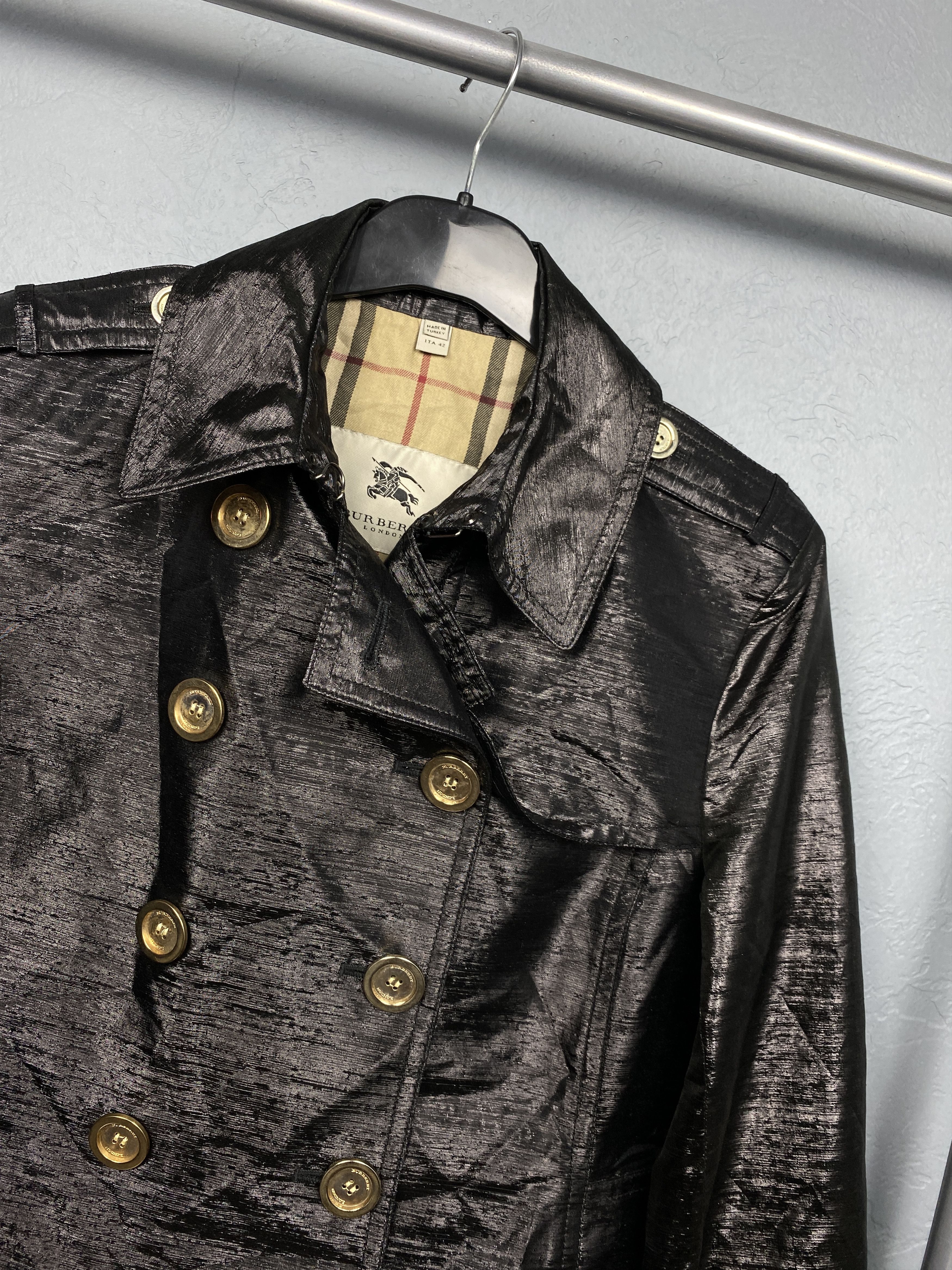 Burberry Burberry Vintage Womens Wool Jacket Size M / US 6-8 / IT 42-44 - 2 Thumbnail