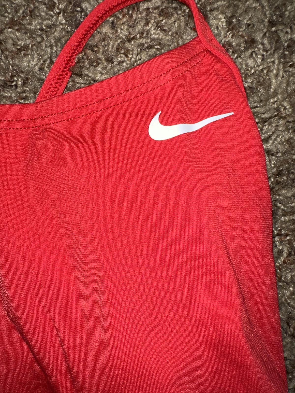 Nike Nike Swim Women's Lace-Up Tie-Back One-Piece Swimsuit Size ONE SIZE - 2 Thumbnail