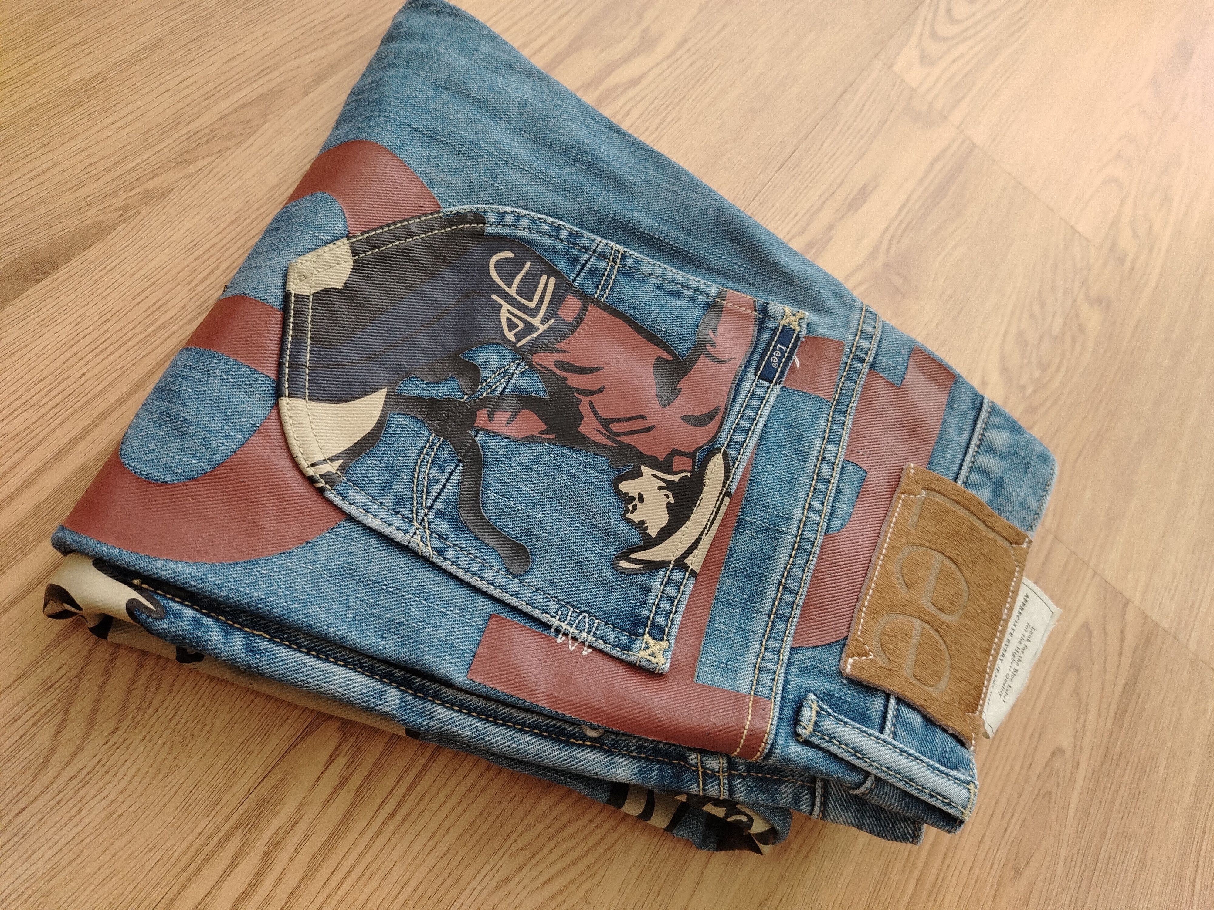 Lee × Vintage Lee Riders 101 Jeans Banner Vintage Limited Edition Size US 33 - 22 Thumbnail