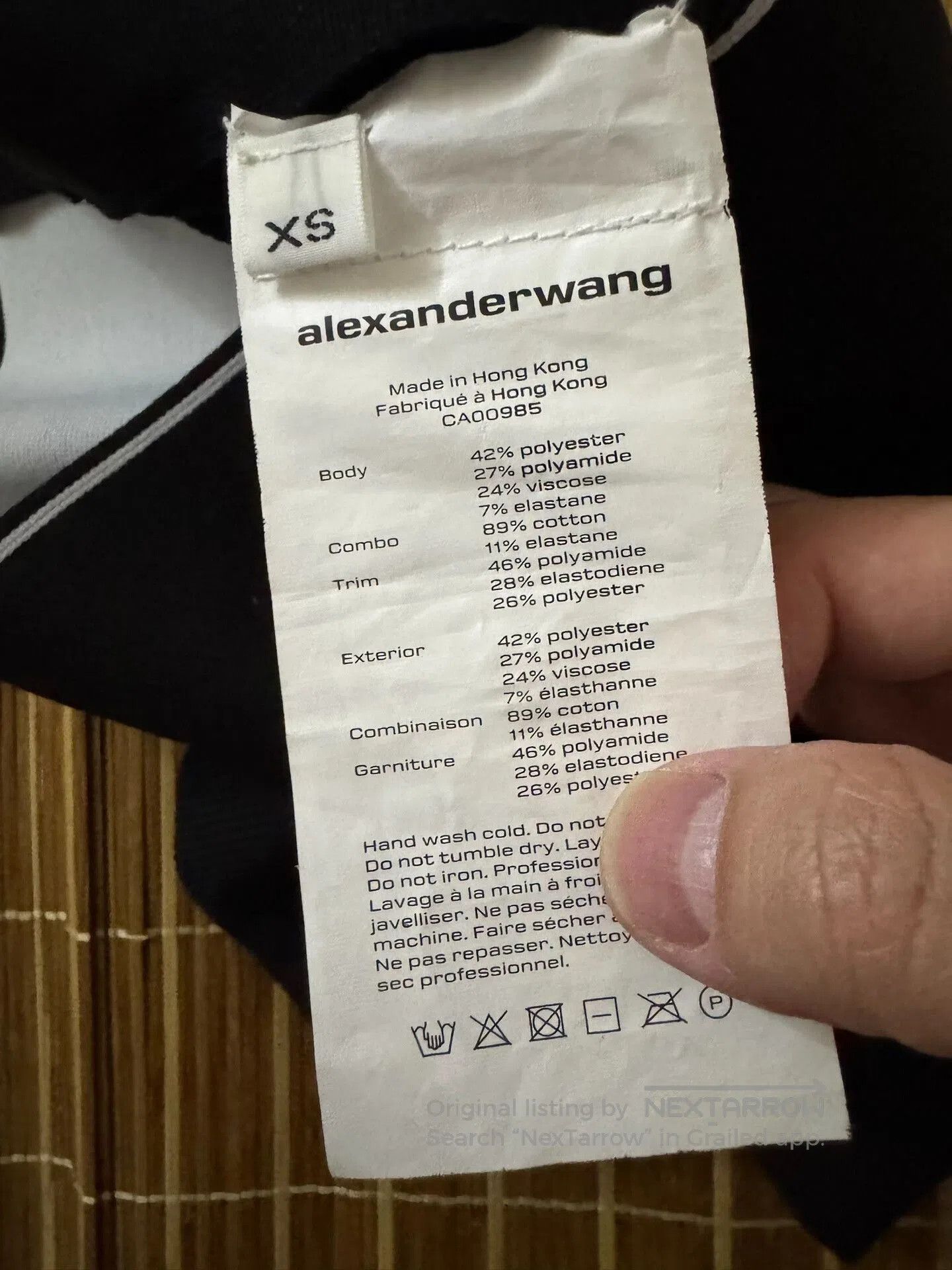 Alexander Wang alexander wang bodycon skirt in black. Size 22" - 4 Thumbnail