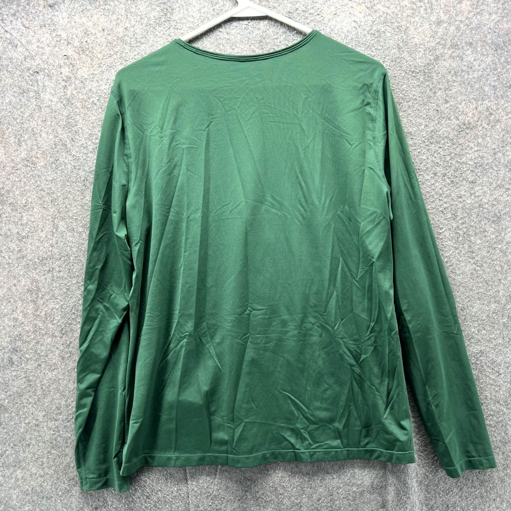 Nike Nike Dri-FIT Shirt Mens XL Green Long Sleeve Athletic Running Top Size US XL / EU 56 / 4 - 2 Thumbnail