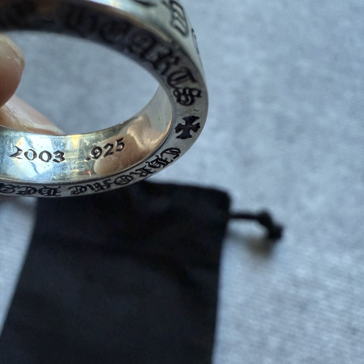Chrome Hearts Chrome Hearts SPACER FOREVER ring 7.5mm Size ONE SIZE - 3 Thumbnail