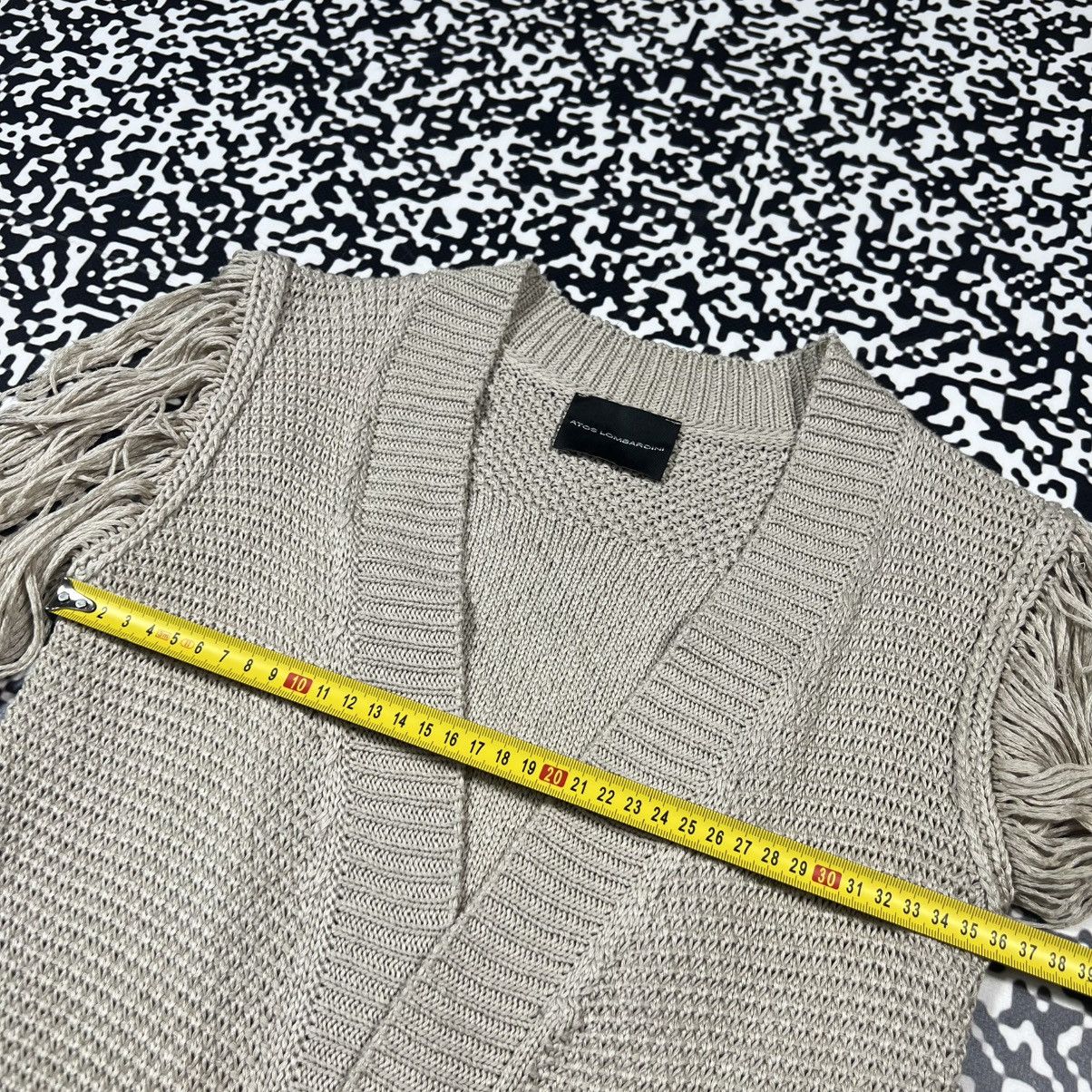 Japanese Brand Vintage Y2K Atos Lombardini Knitted Cardigan Sweater Size S / US 4 / IT 40 - 21 Thumbnail