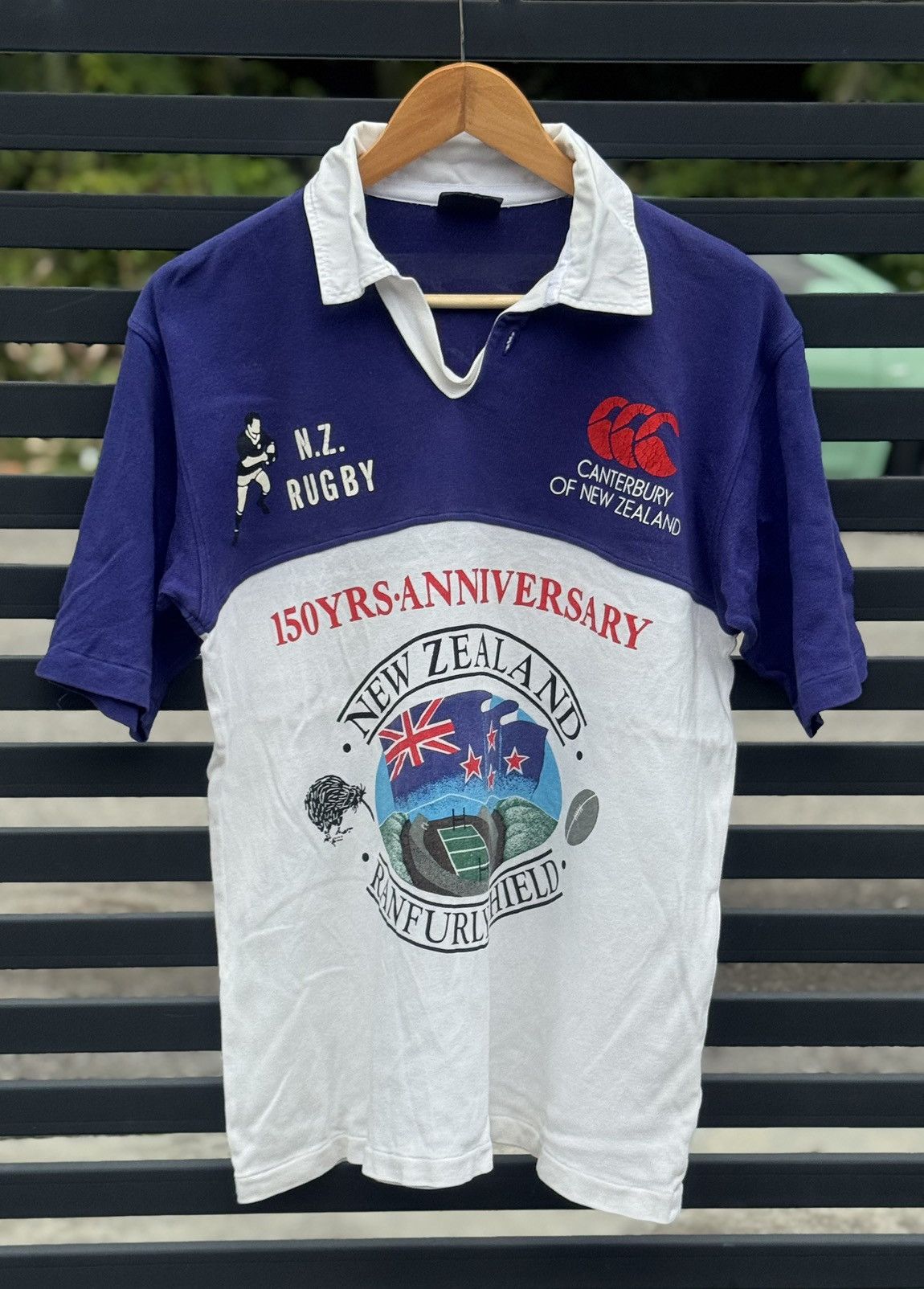 Vintage Vintage New Zealand Polo Rugby Shirt Size US M / EU 48-50 / 2 - 1 Thumbnail