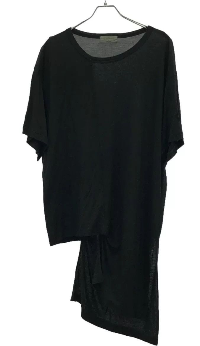 Yohji Yamamoto Yohji Yamamoto POUR HOMME 17AW Asymmetric T-shirt Size US L / EU 52-54 / 3 - 1 Thumbnail