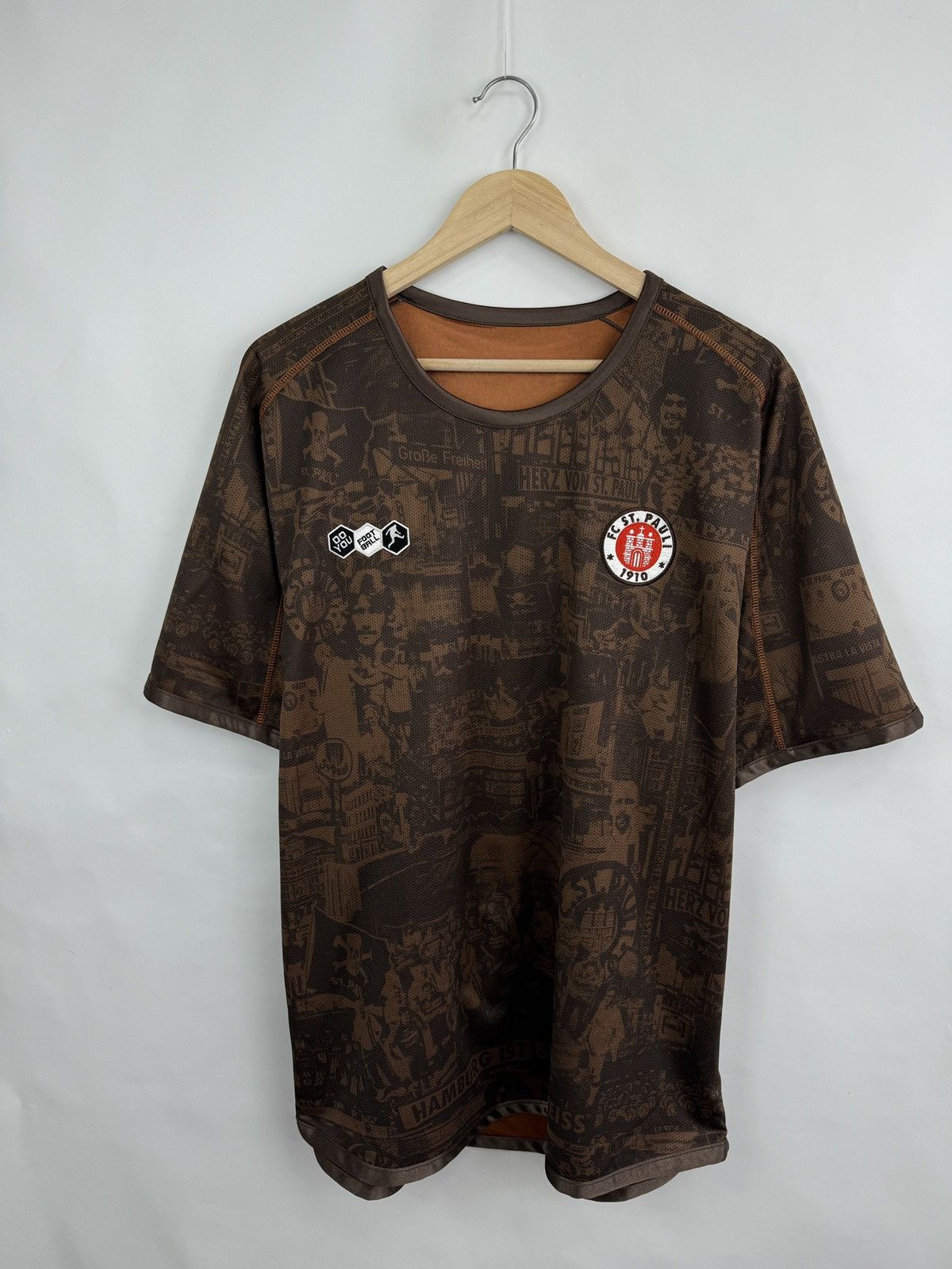 4GSELLER 🇩🇪 Y2K St. Pauli 2010/11 Do You Football Two-Sided Jersey Size US XXL / EU 58 / 5 - 4 Thumbnail