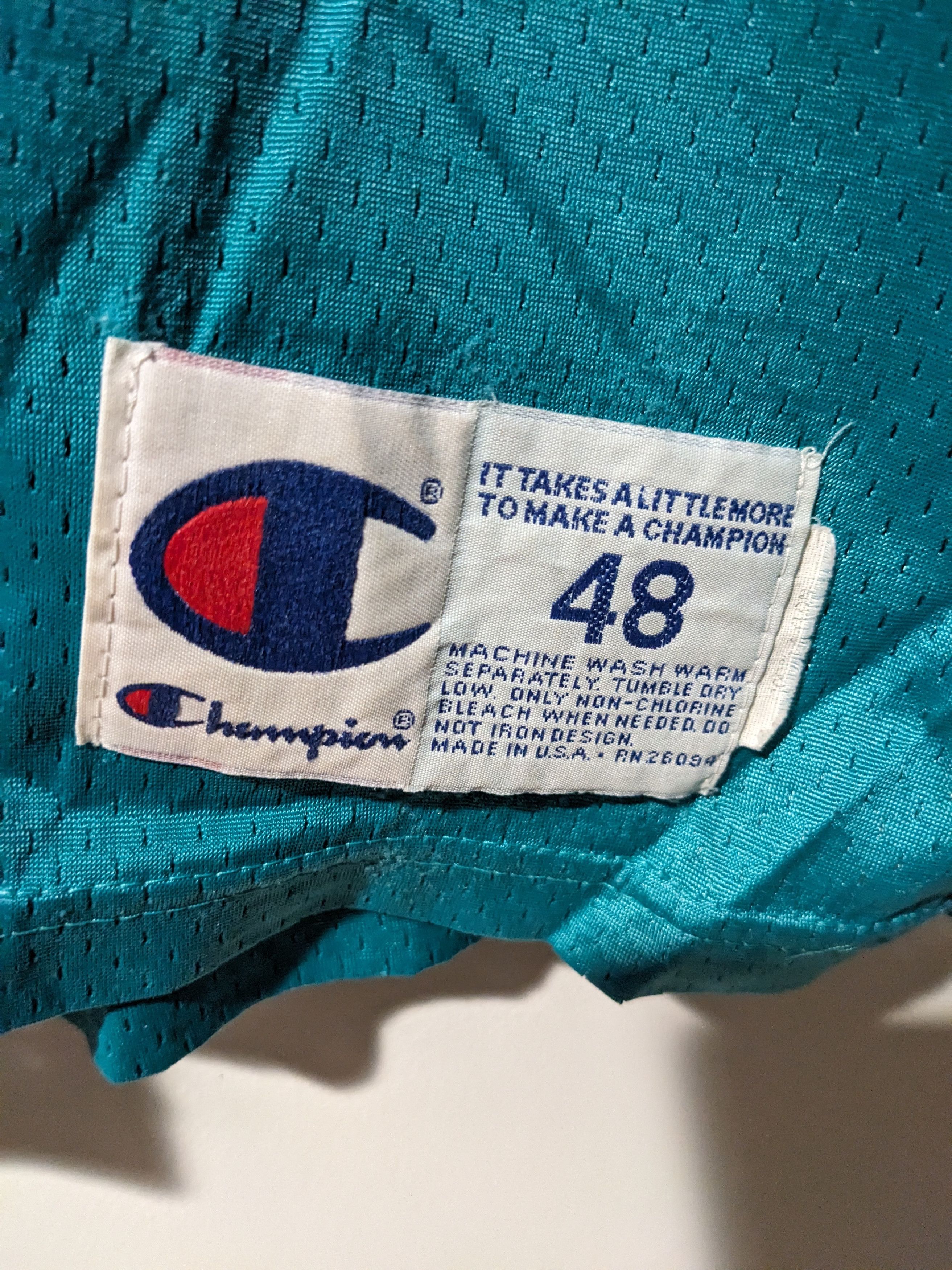 Champion × Vintage Vintage 90s Miami Dolphins Marino Size 48 Football Jersey Size US L / EU 52-54 / 3 - 11 Thumbnail