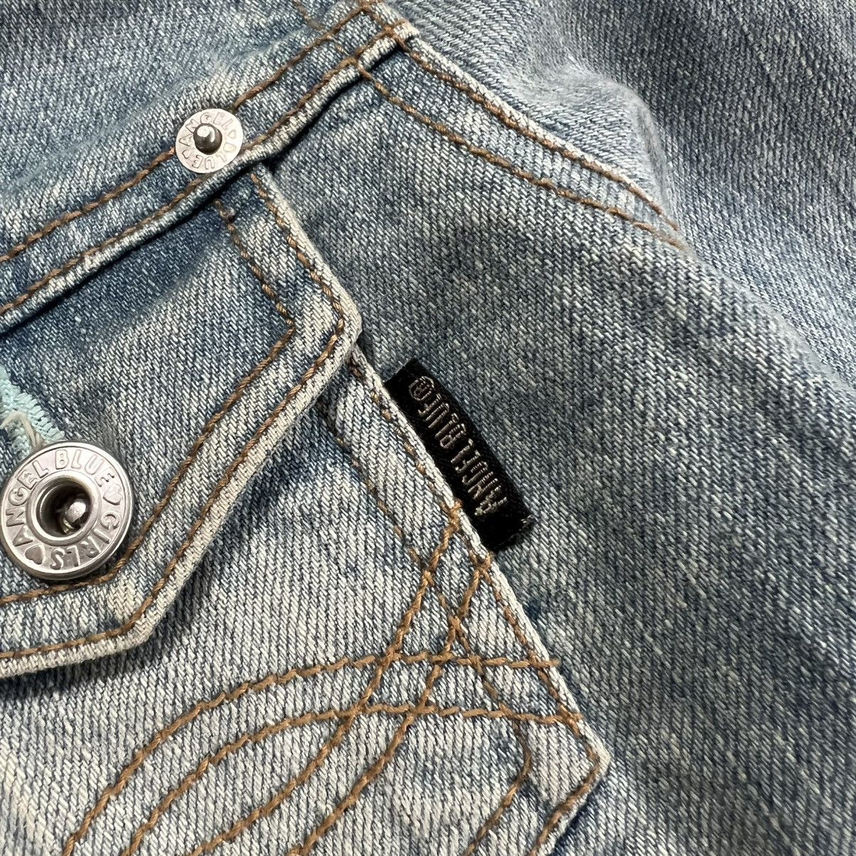 Hysteric Glamour 2000s Angle Blue Super Label Denim Jacket Size US XS / EU 42 / 0 - 7 Thumbnail