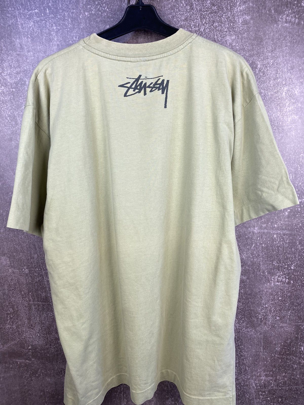 Stussy 🇺🇸Vintage y2k Stussy Big Logo Tee Shirt Size US XL / EU 56 / 4 - 2 Thumbnail