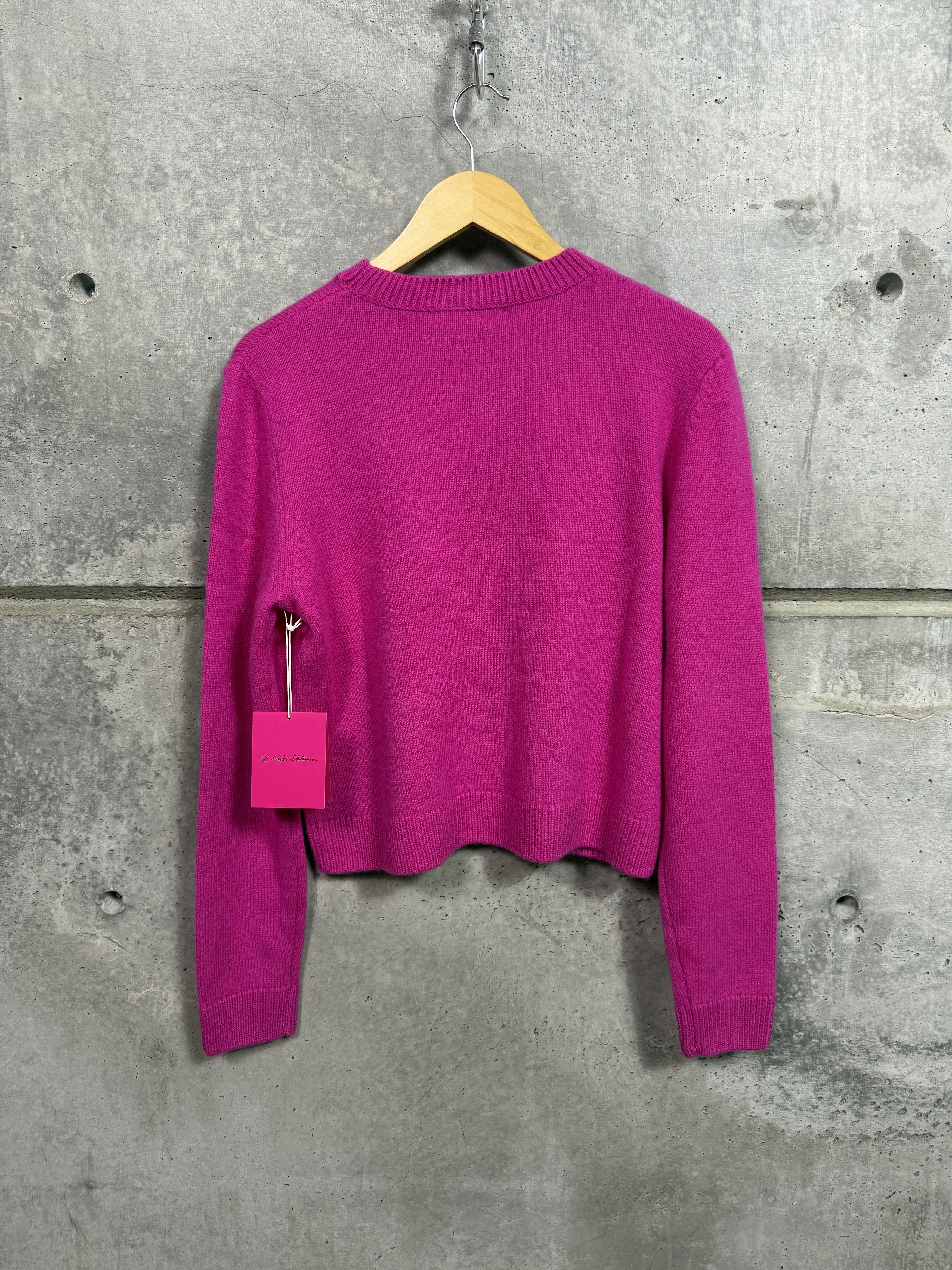 The Elder Statesman $1095 The Elder Statesman Simple Cashmere Crew Sweater Size L / US 10 / IT 46 - 6 Thumbnail
