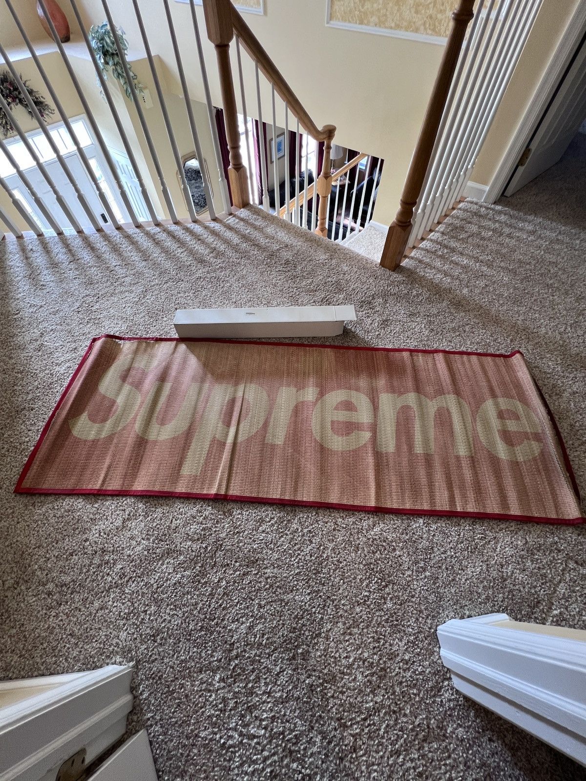 Supreme Woven Straw Mat | Grailed
