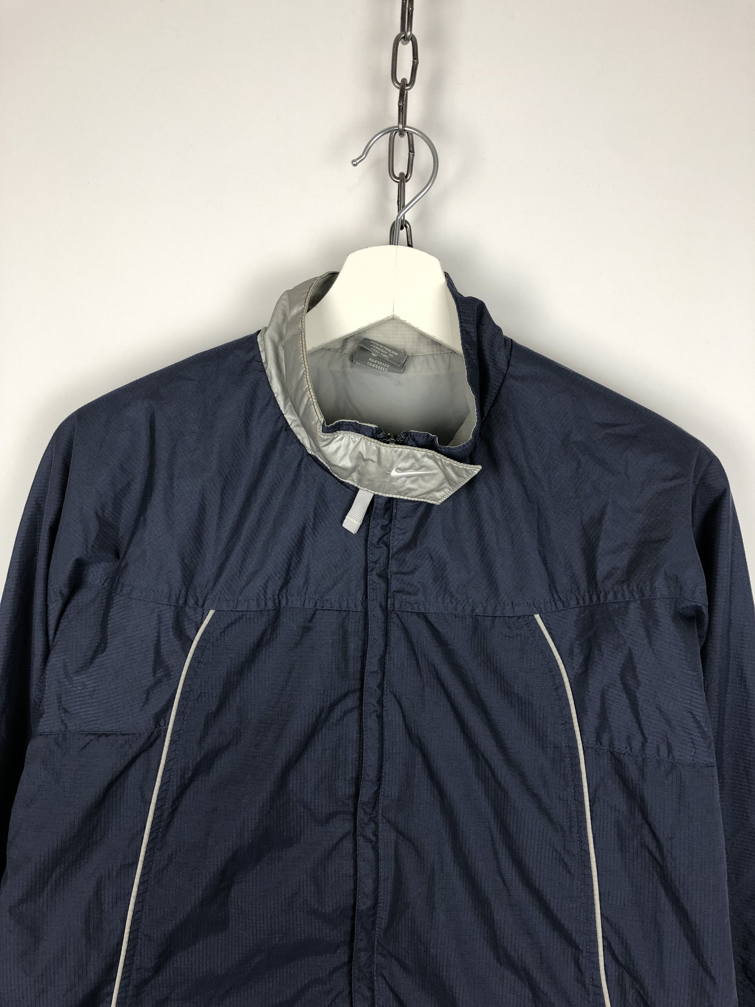 Nike Nike Vintage Y2K Jacket Zip Swoosh Logo Nylon size S Size US S / EU 44-46 / 1 - 2 Thumbnail
