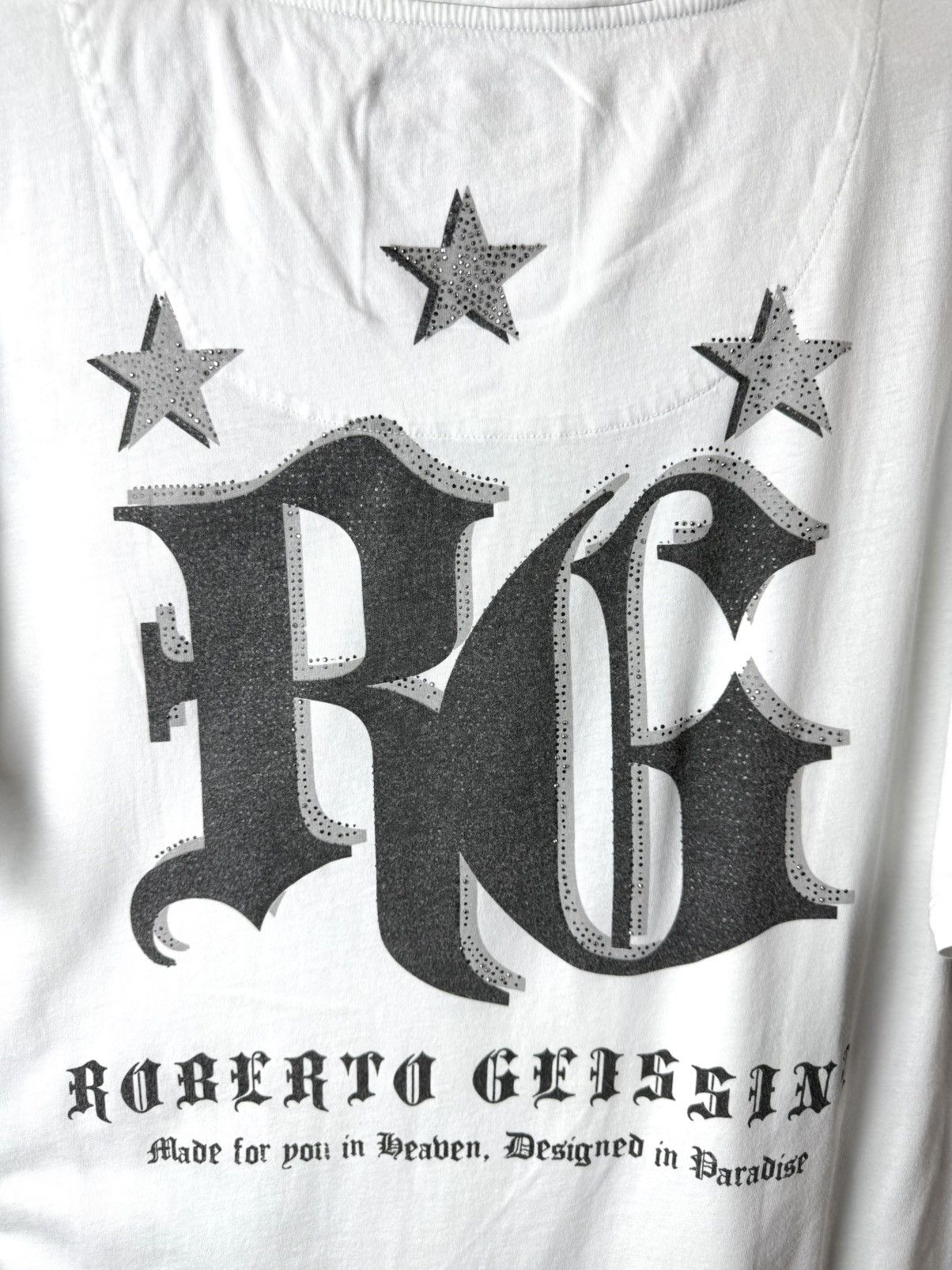 Hysteric Glamour Rare Y2K Roberto Geissini Punk Rhinestones T Shirt Size US XL / EU 56 / 4 - 7 Thumbnail