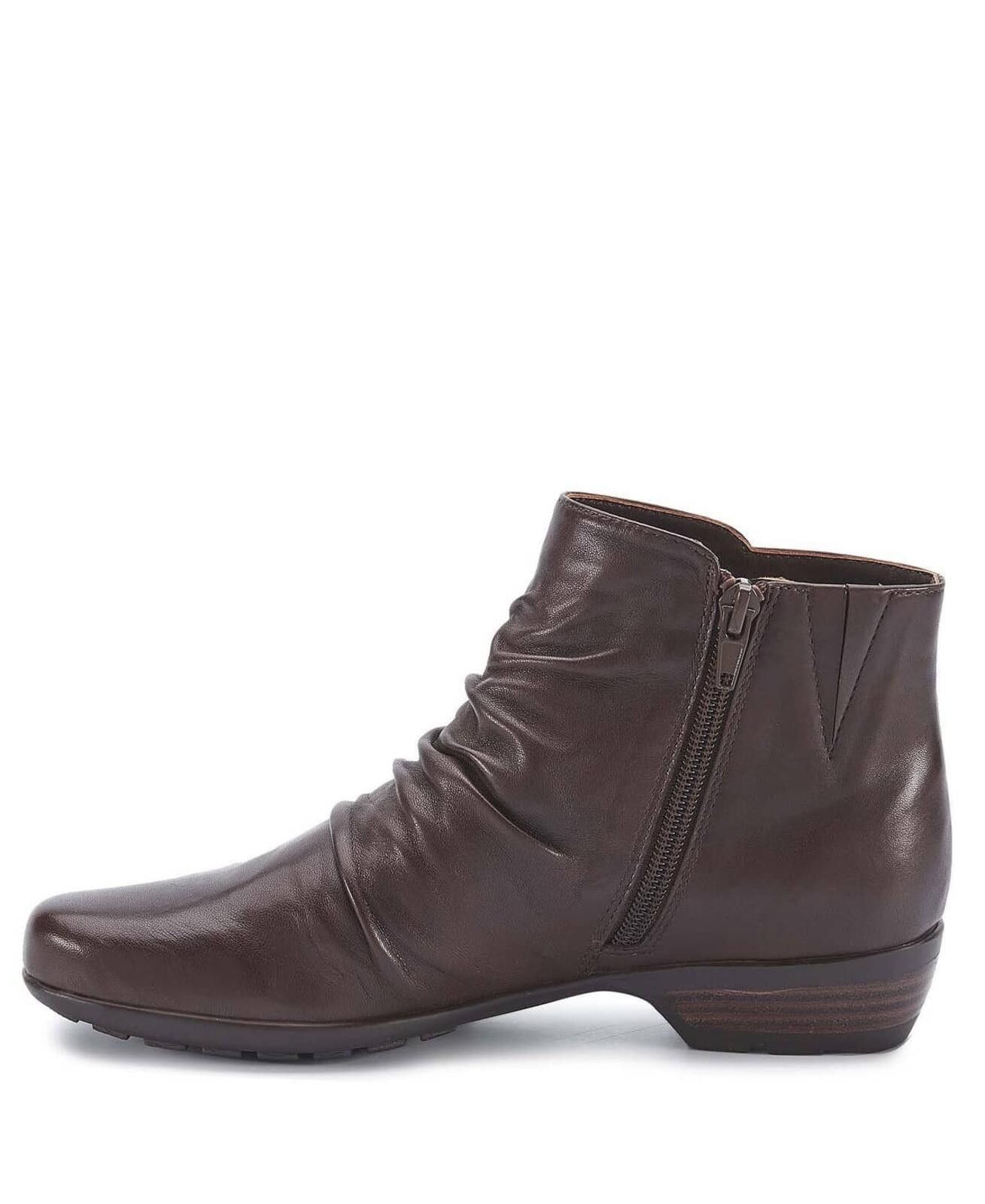 Other Walking Cradles Women's Brown Nappa Leather Esme Booties Size US 8 / IT 38 - 3 Thumbnail