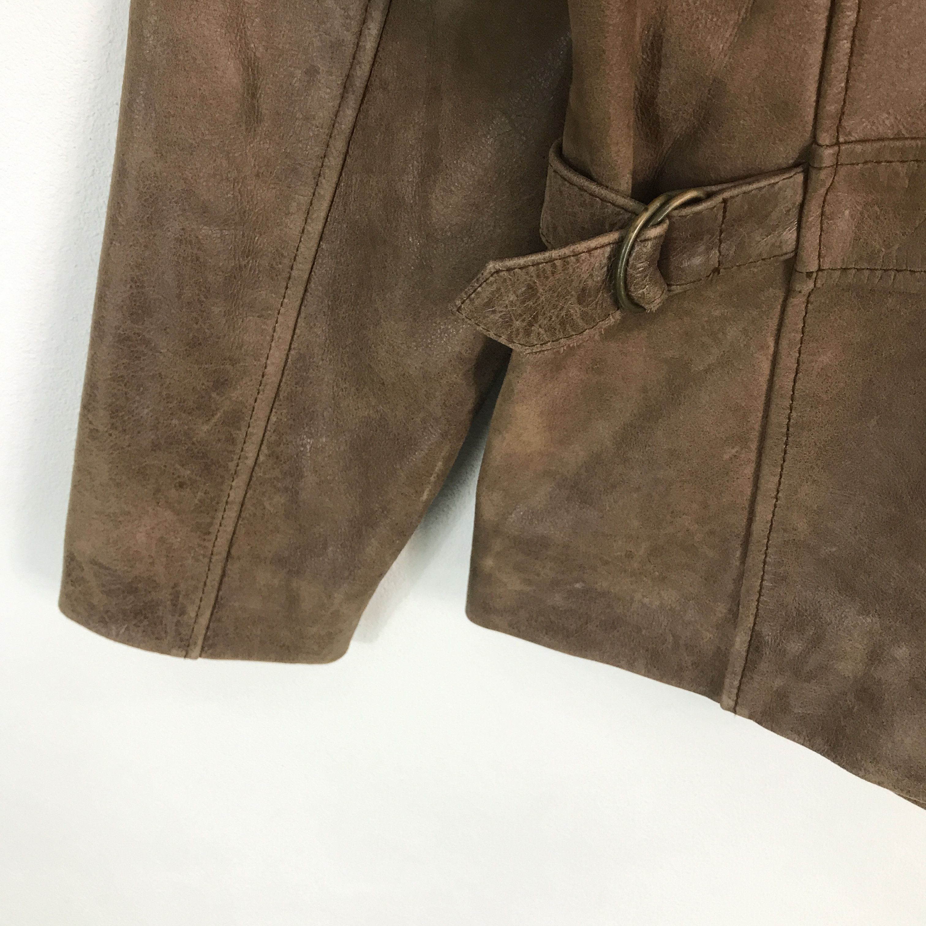 Japanese Brand × Vintage 2000s japanese brand design leather style jacket Size US S / EU 44-46 / 1 - 7 Thumbnail