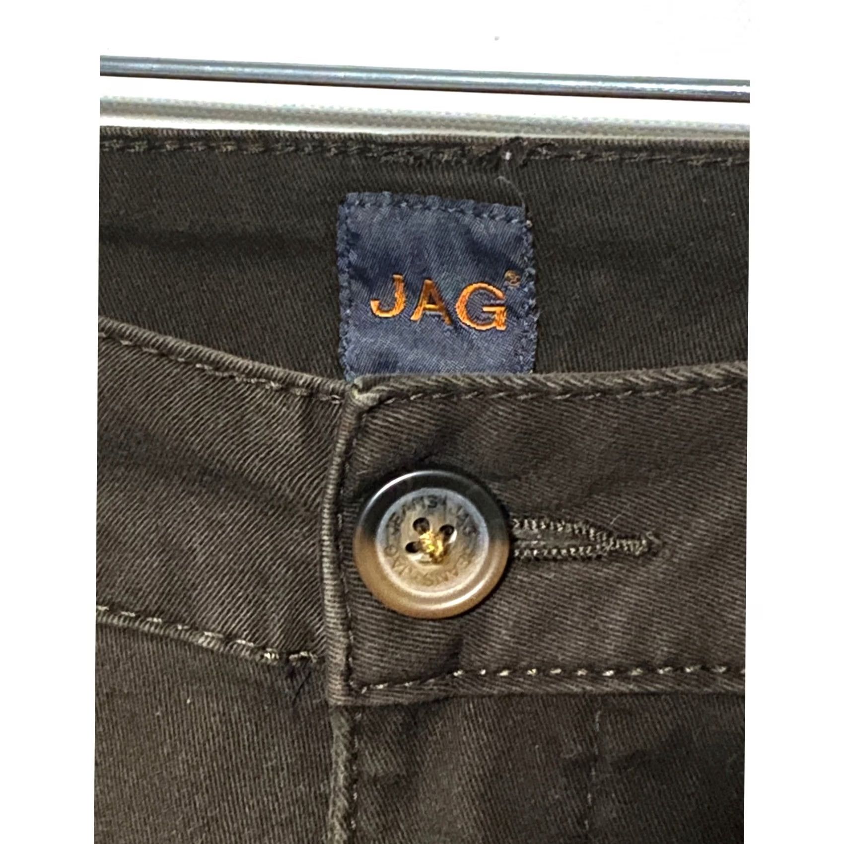 AG Jeans JAG Jeans Brown Chinos Pants Womens 10 Low Rise Slim Leg Casual Preppy Capsule Khakis Stretch Pockets Modern Workwear Everyday Size 32" / US 10 / IT 46 - 5 Thumbnail