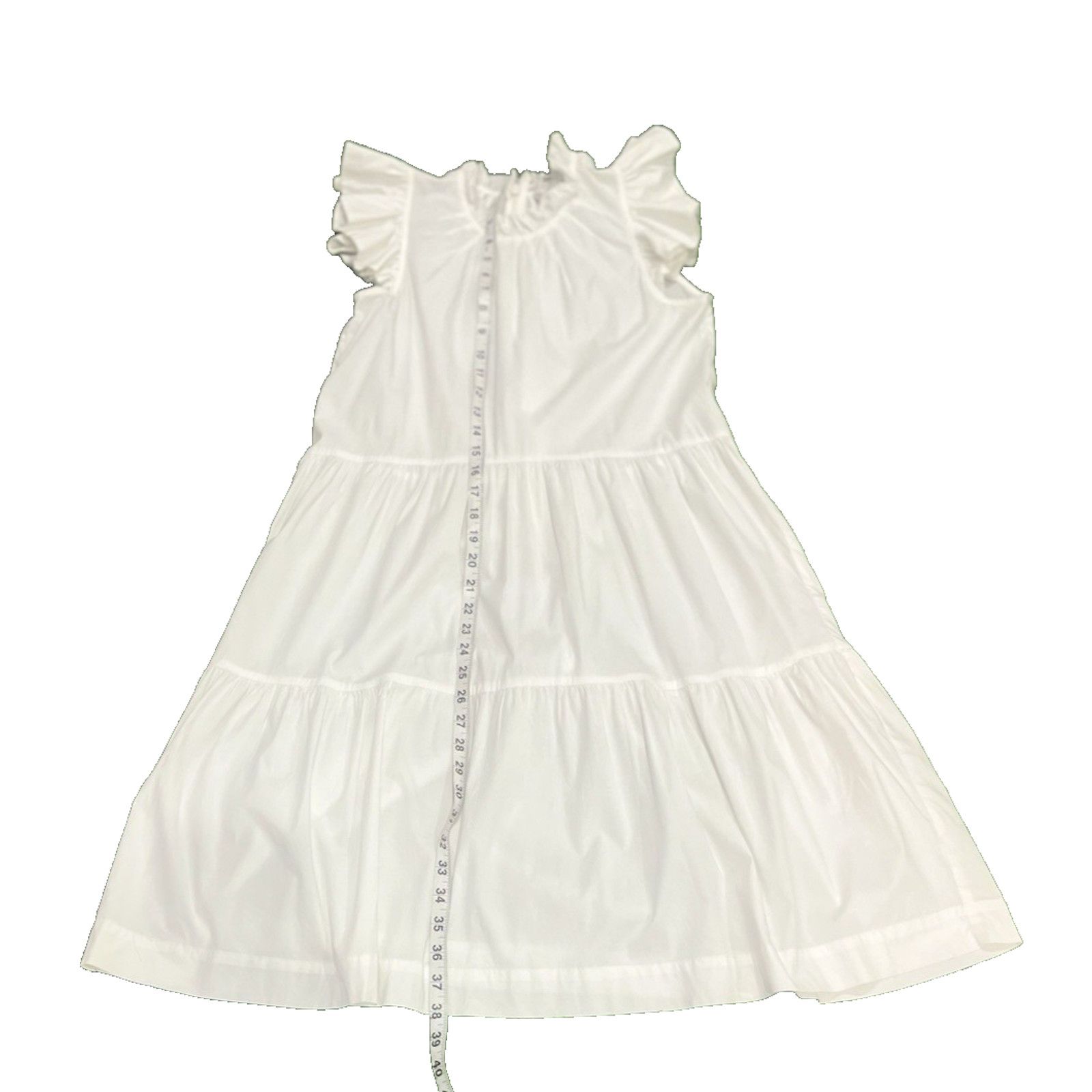Sea New York Sea New York Olithia Cowl Neck Ruffle Tiered Dress White 2 Size XS / US 0-2 / IT 36-38 - 3 Thumbnail
