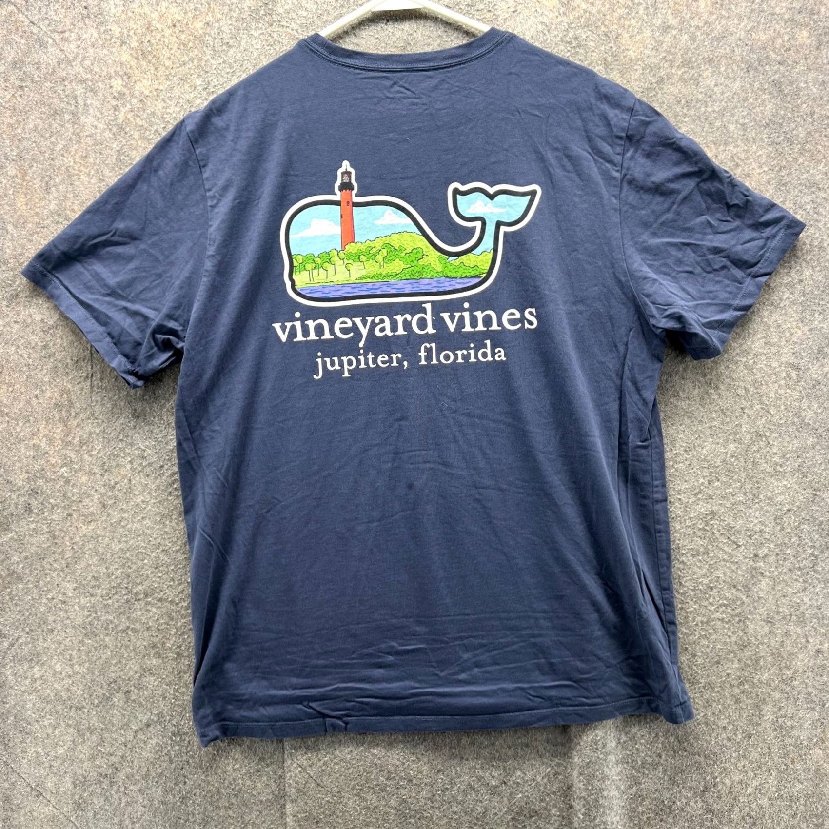 Vineyard Vines Vineyard Vines Shirt Mens Large Blue Crewneck Cotton Pocket Tee Whale Logo Shirt Size US L / EU 52-54 / 3 - 2 Thumbnail