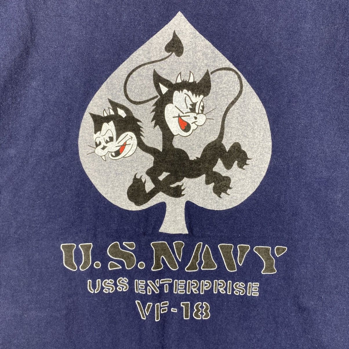 Pherrow's Japanese Brand PHERROW'S Us Navy Uss Enterprise Vf-18 Tee Size US S / EU 44-46 / 1 - 2 Thumbnail