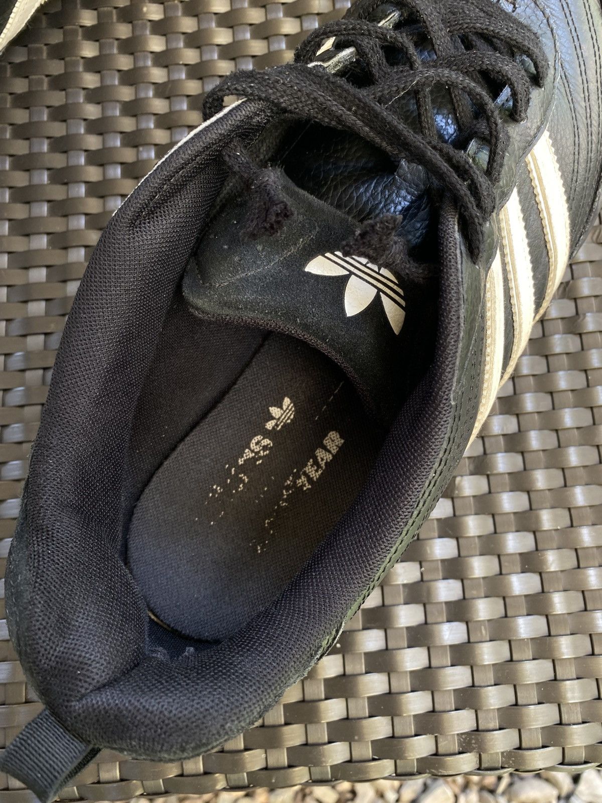 Adidas Adidas Goodyear Leather Sneakers Y2K Taekwondo Size US 11.5 / EU 44-45 - 13 Thumbnail