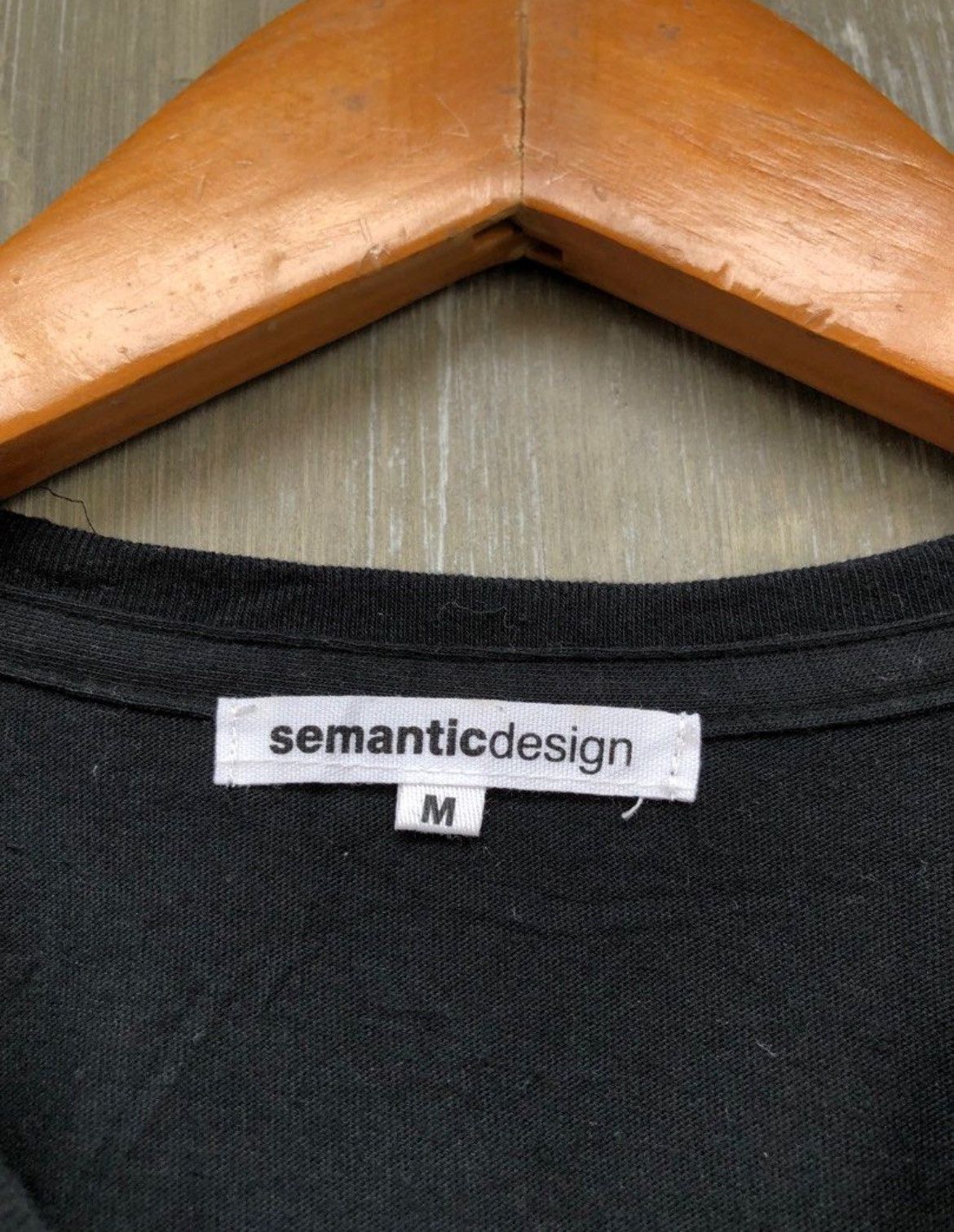 Japanese Brand × semanticdesign Semantic Design V neck Longsleeve T shirt Size US M / EU 48-50 / 2 - 4 Thumbnail