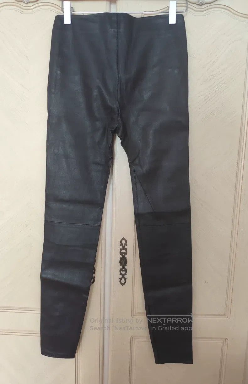 Saint Laurent Paris Saint Laurent Paris size F38 Zipper Women's Slim Leg Leathe Size 23" - 2 Thumbnail