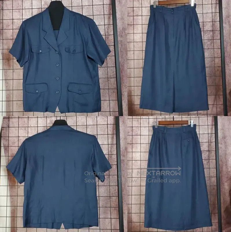 Burberry Burberry Navy Blue Linen Women's Cardigan. Size M / US 6-8 / IT 42-44 - 2 Thumbnail