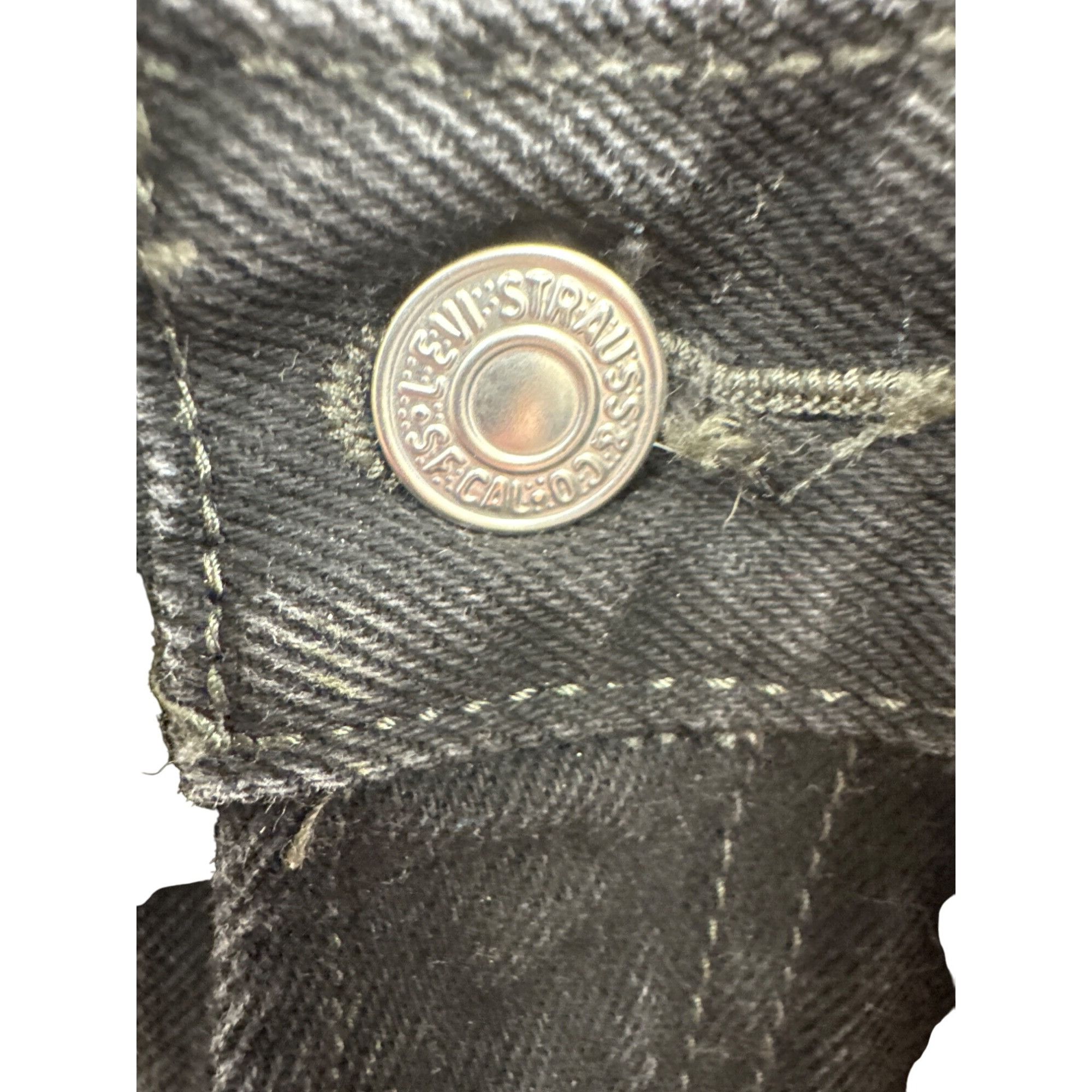 Levi's Levis Mens 505 Regular Fit Black Denim Jeans W32 L32 SKU 822 Size US 32 / EU 48 - 4 Thumbnail