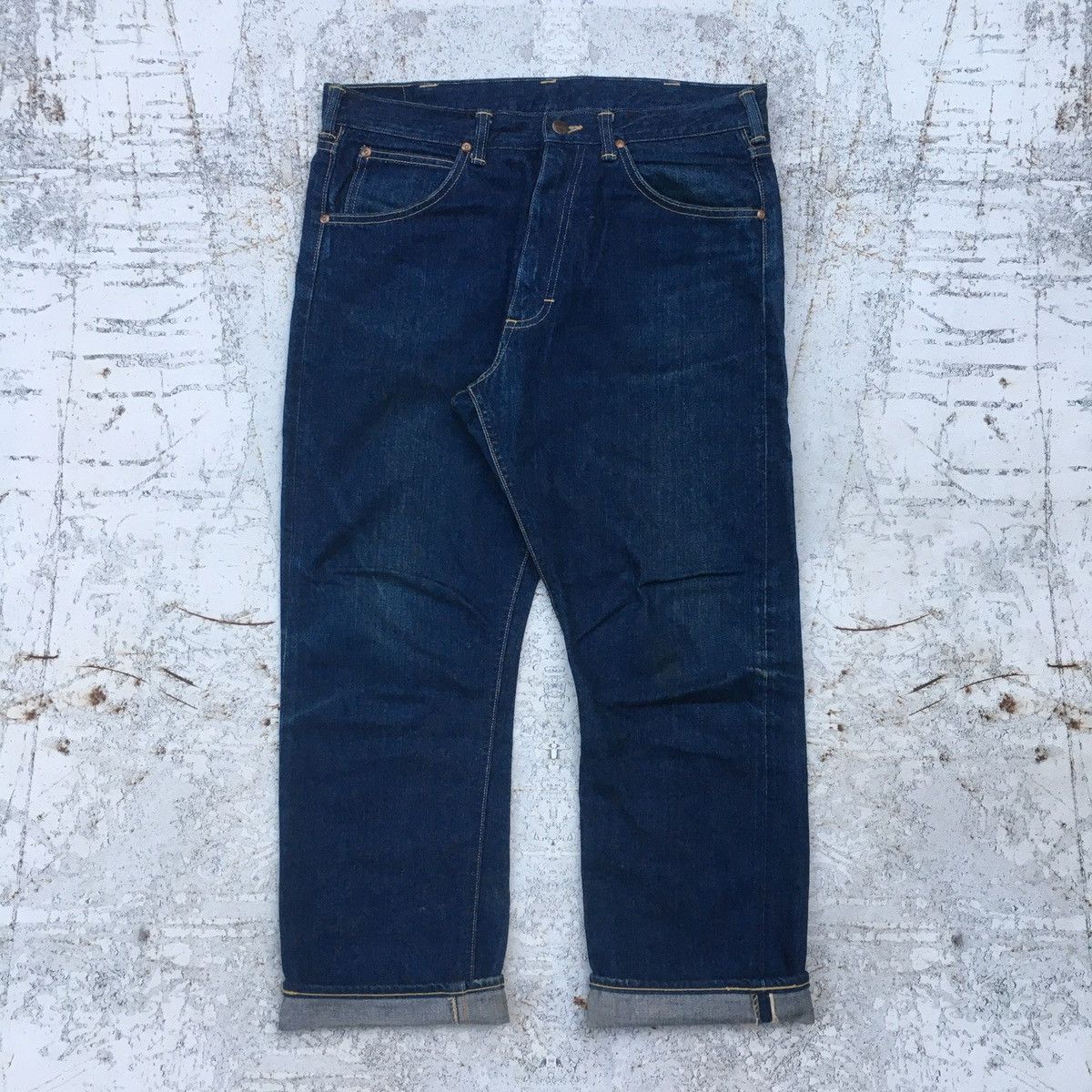 Vintage × Warehouse × Warehouse & Co. Vintage Warehouse & Co 70’s Half Selvedge Jeans Size US 33 - 1 Thumbnail